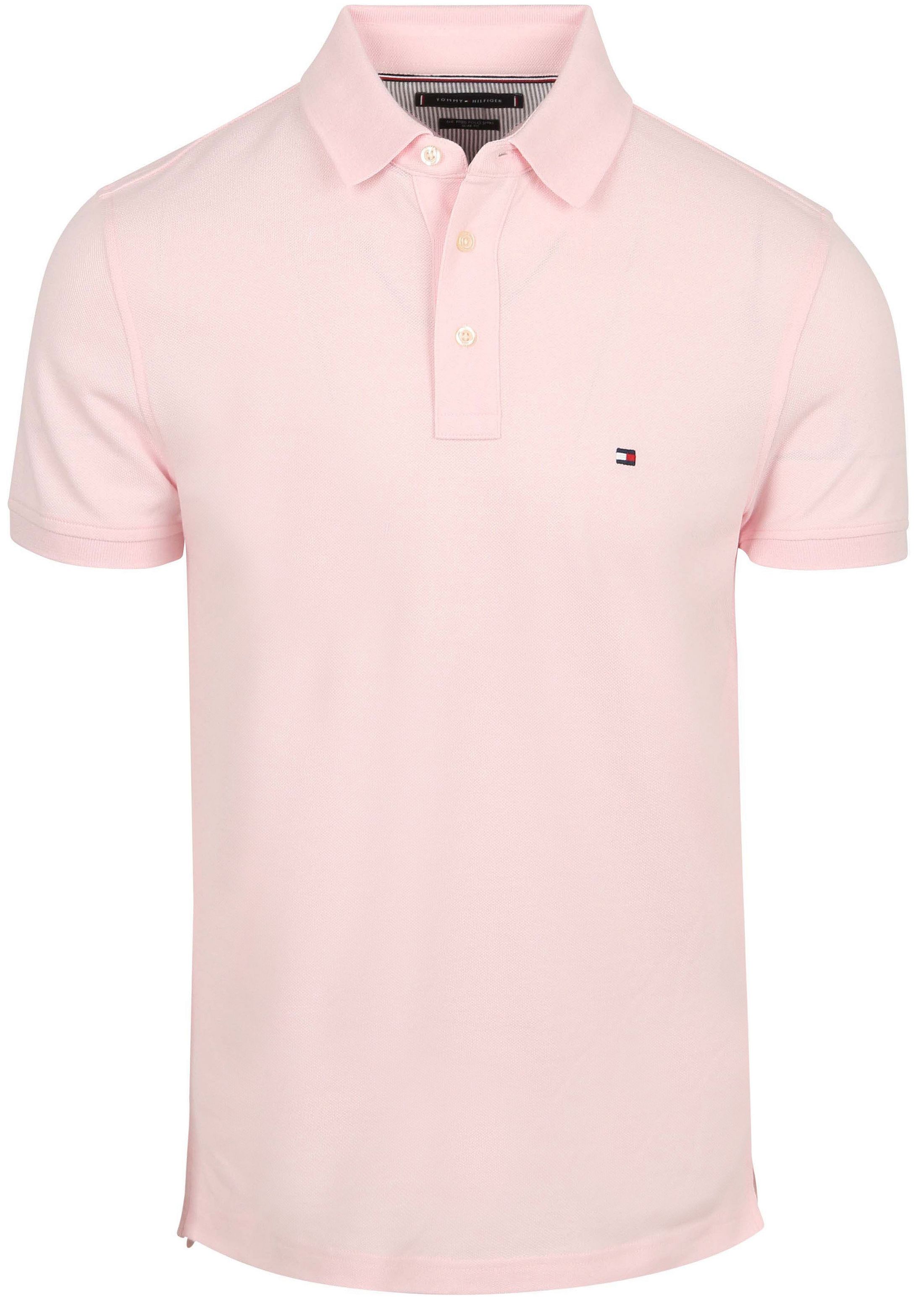 Tommy Hilfiger Polo Różowy MW0MW17771-TPB 