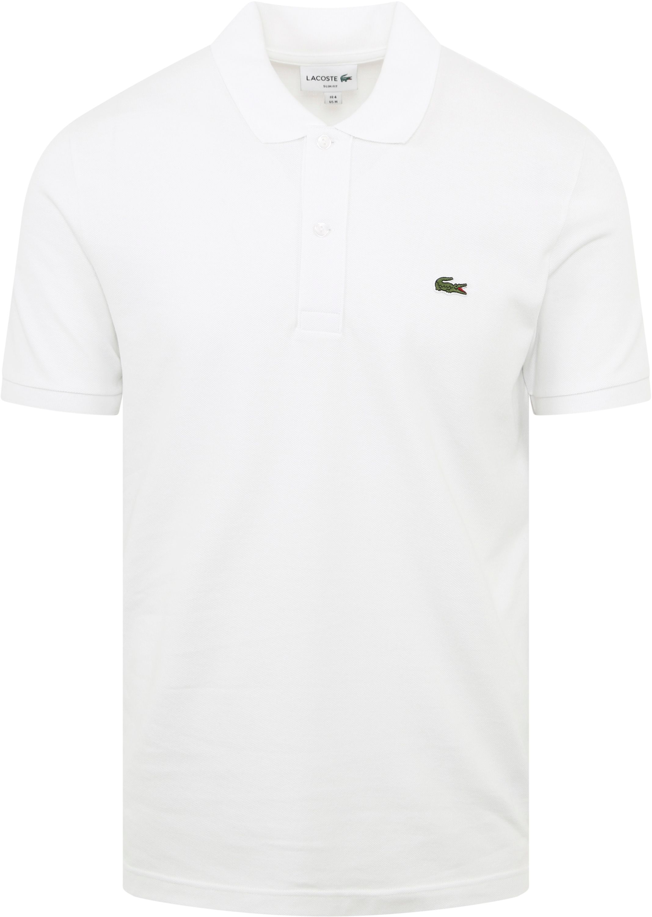 Lacoste Poloskjorte Pique Hvit PH4012-001