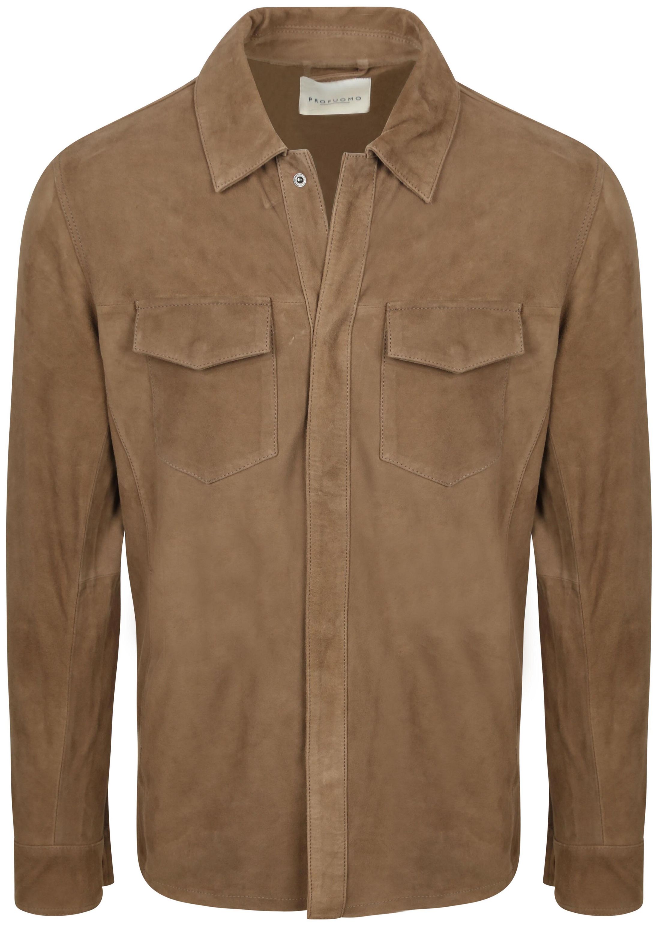 Profuomo Surchemise Suede Taupe commander en ligne | Suitable