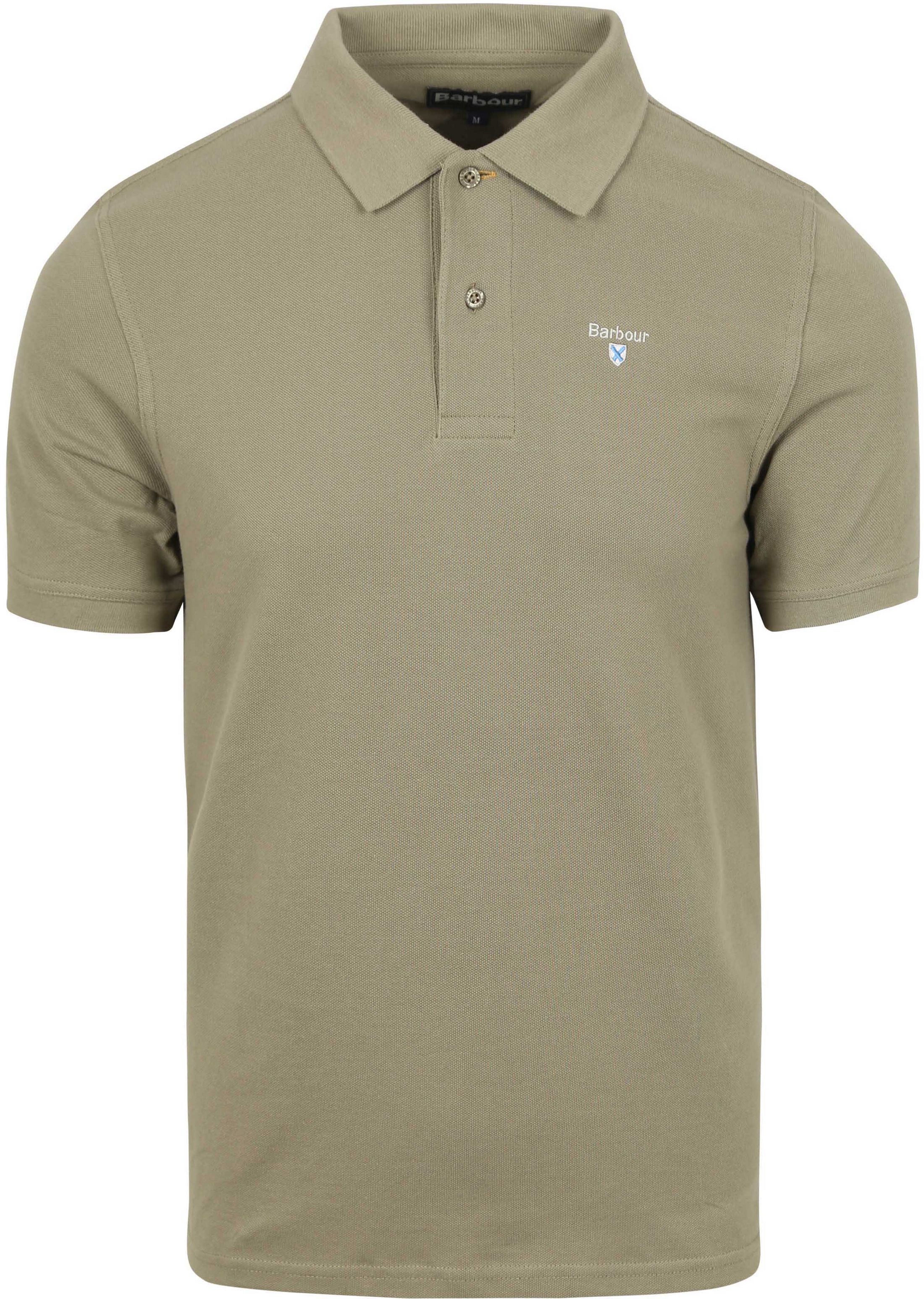 Barbour Polo Piqué Vert Dusty  MML0358-OL38 commander en ligne | Suitable