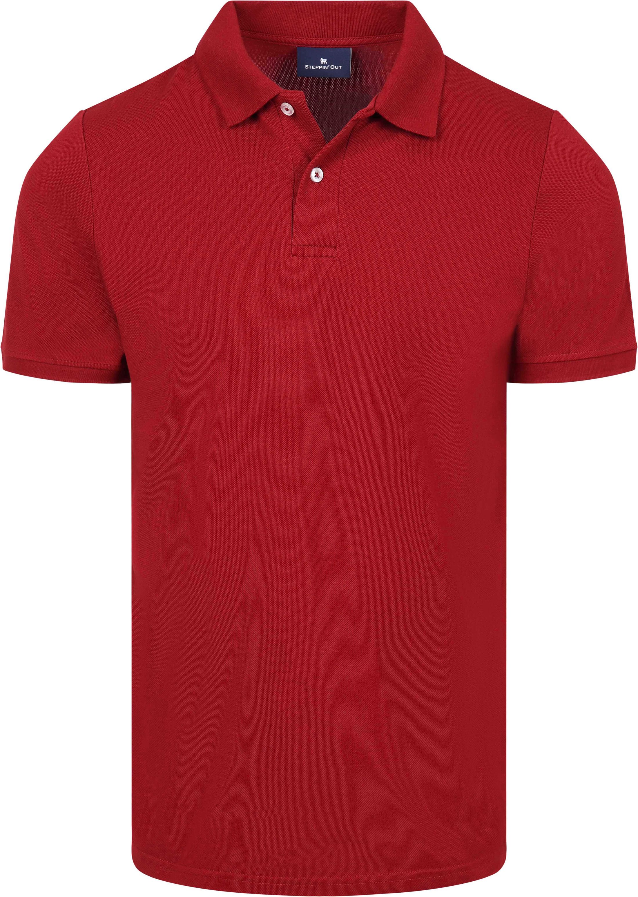Steppin' Out Polo Bordowy PO-PIQUE-BOR 