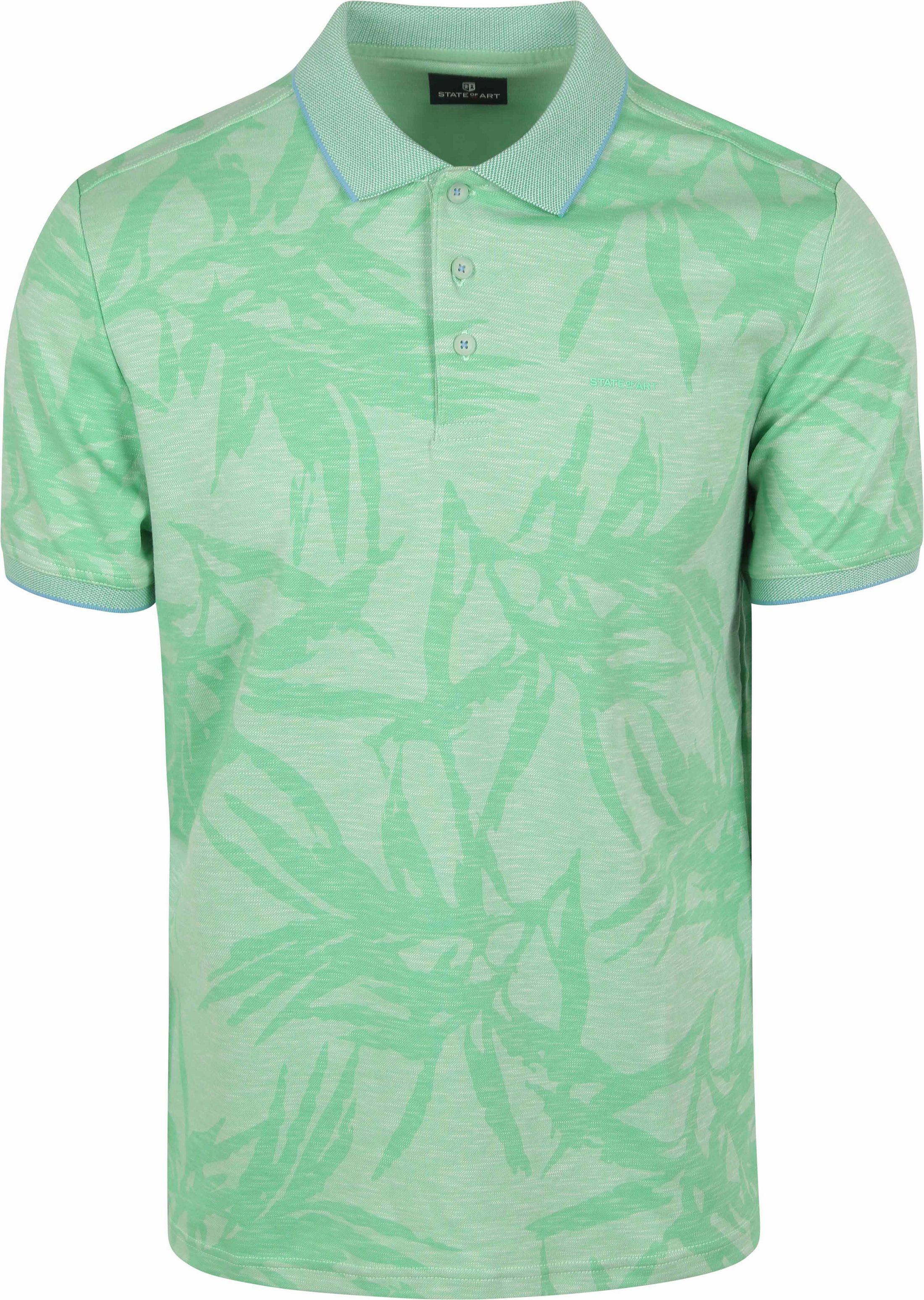  State of Art Poloshirt Faded Leaf Vert 46415903-3111 commander en ligne | Suitable