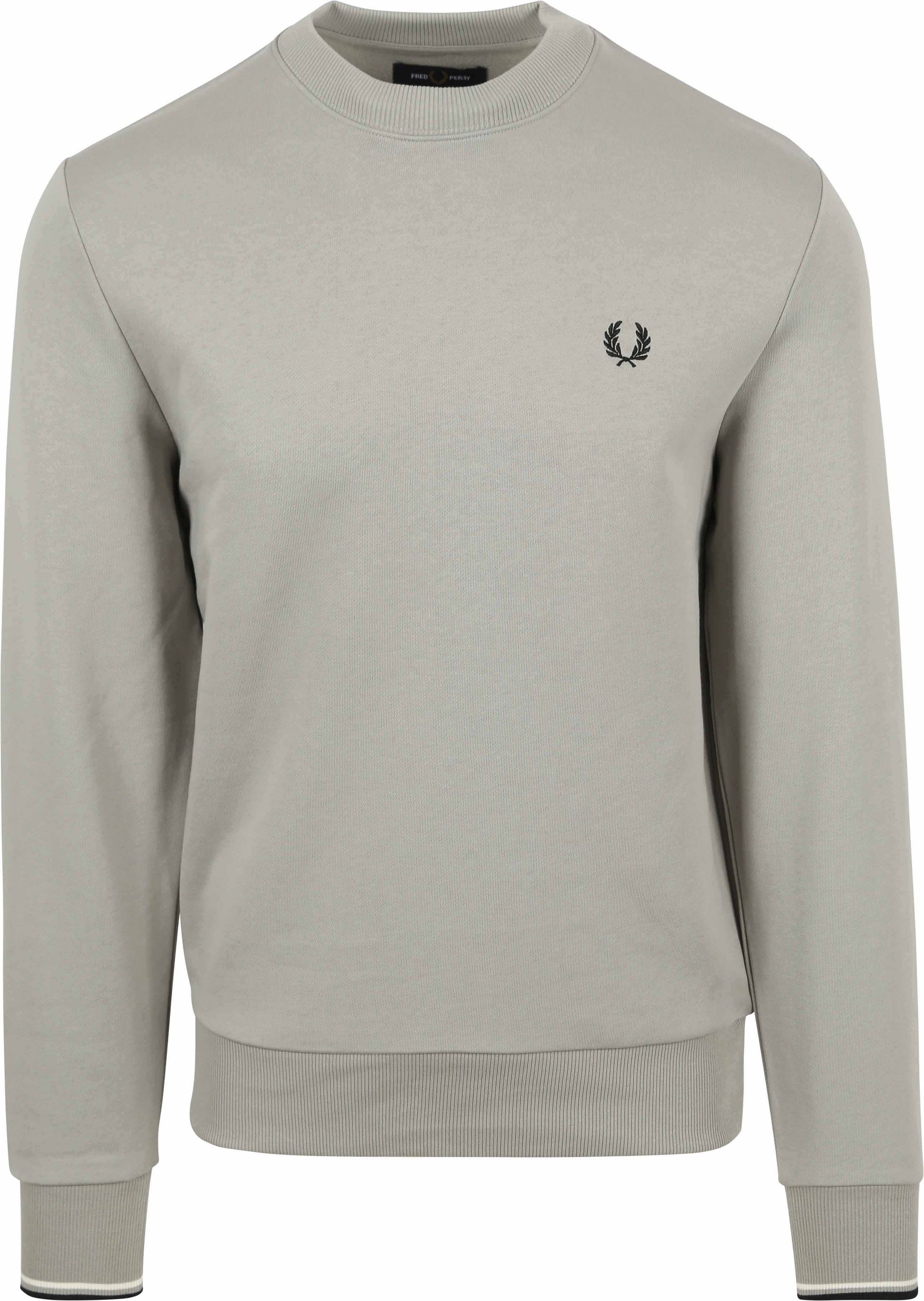 Fred Perry Sweater Logo Limestone Grau kaufen | M7535-R28 | Suitable