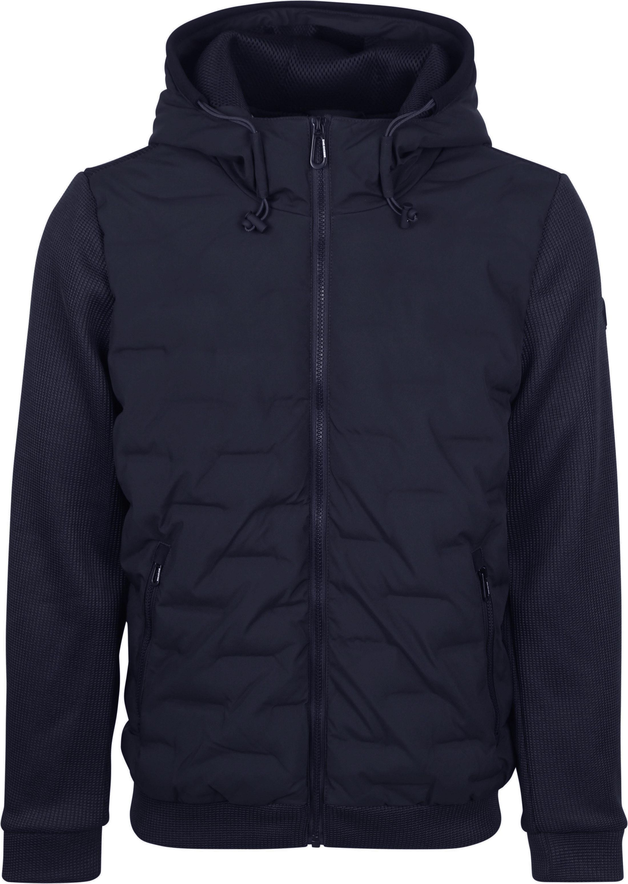 No Excess Jacka Med Stickade ärmar Navy 29630819SN-078