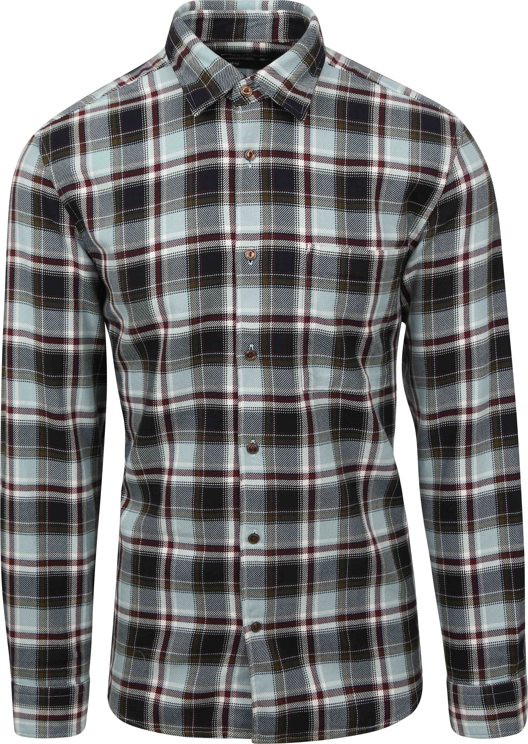 Marc O'Polo Shirt i Lysblåternet 329732042090-J83