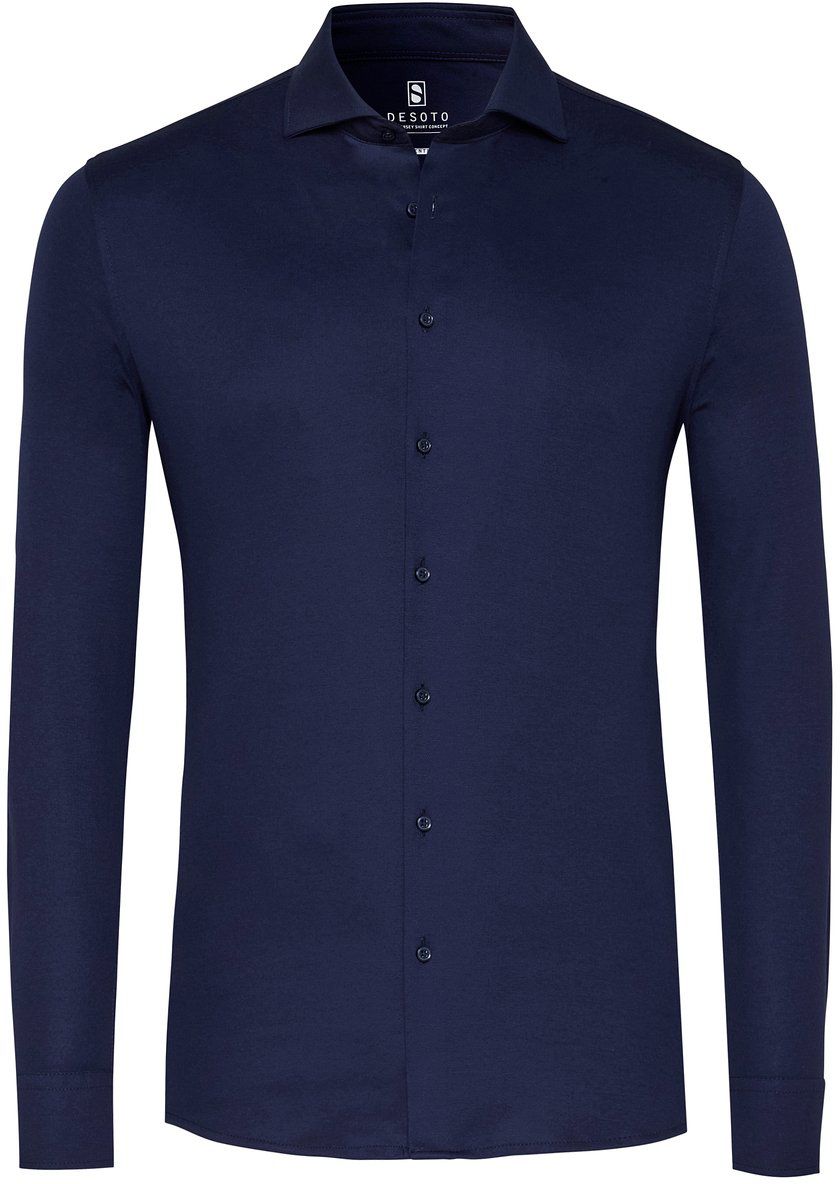 Desoto Essential Hemd Hai Jersey Navy 21007-3-057 kopen | Suitable