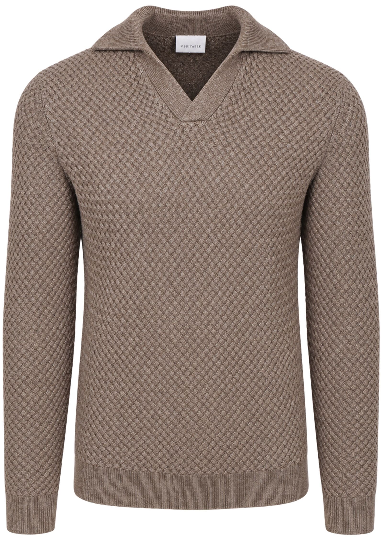 Suitable Pullover Riva Heavy Structure Braun kaufen | PU-RVA-WOLSTRU-HEAVY-26.02 | Suitable