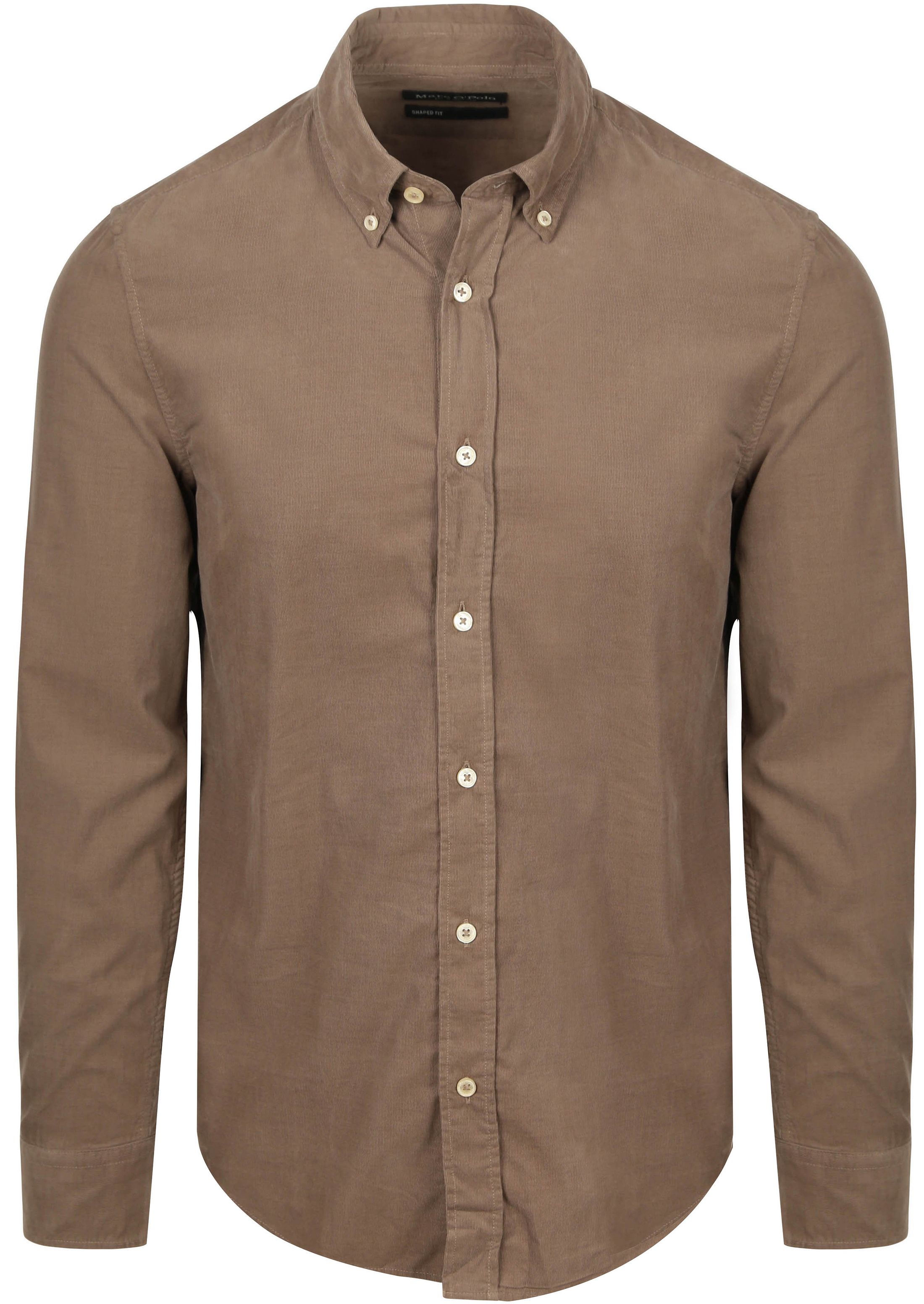 Køb Marc O'Polo Skjorte Fine Corduroy Taupe  | Suitable