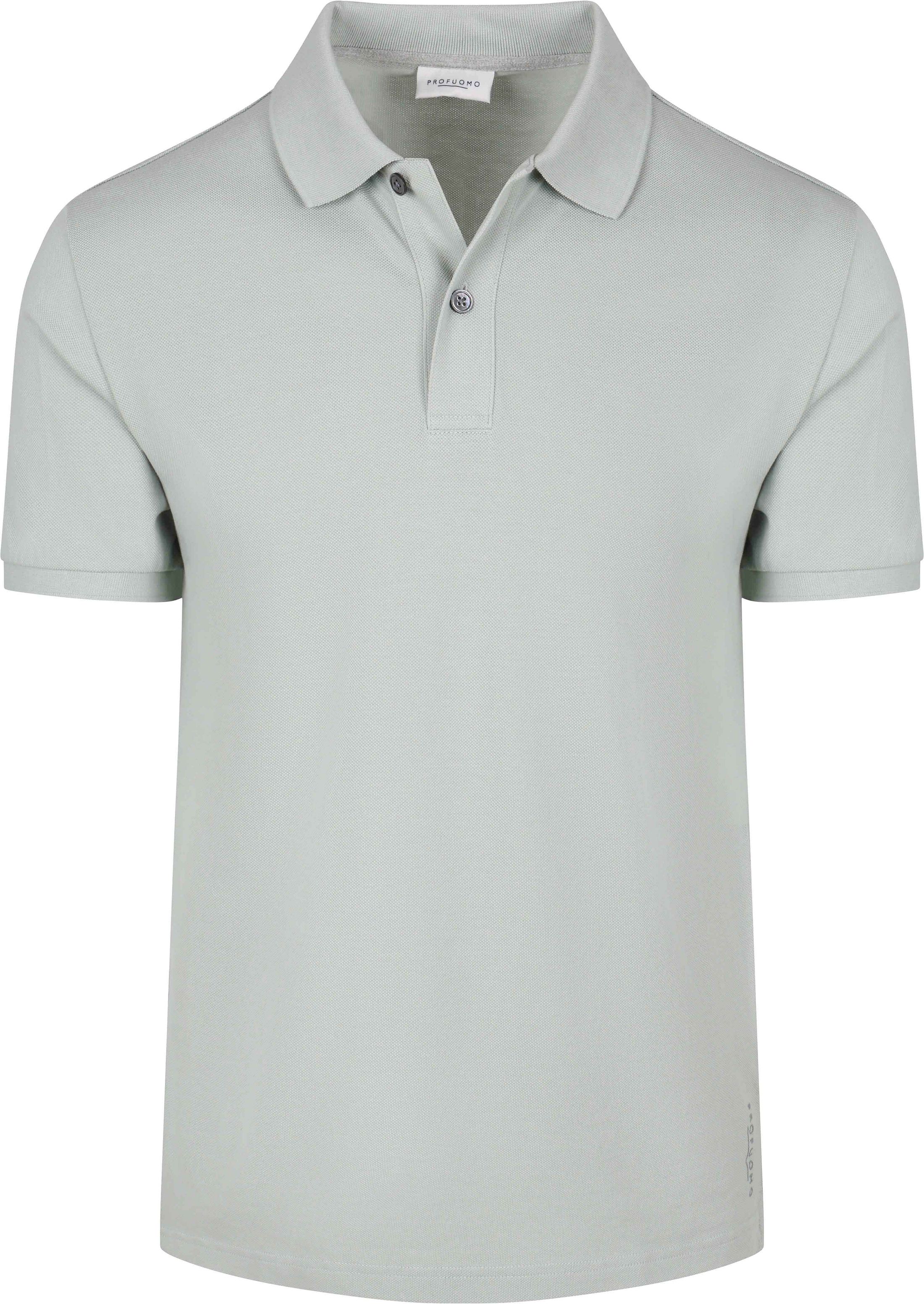 Profuomo Piqué Poloshirt Mint kopen | Suitable