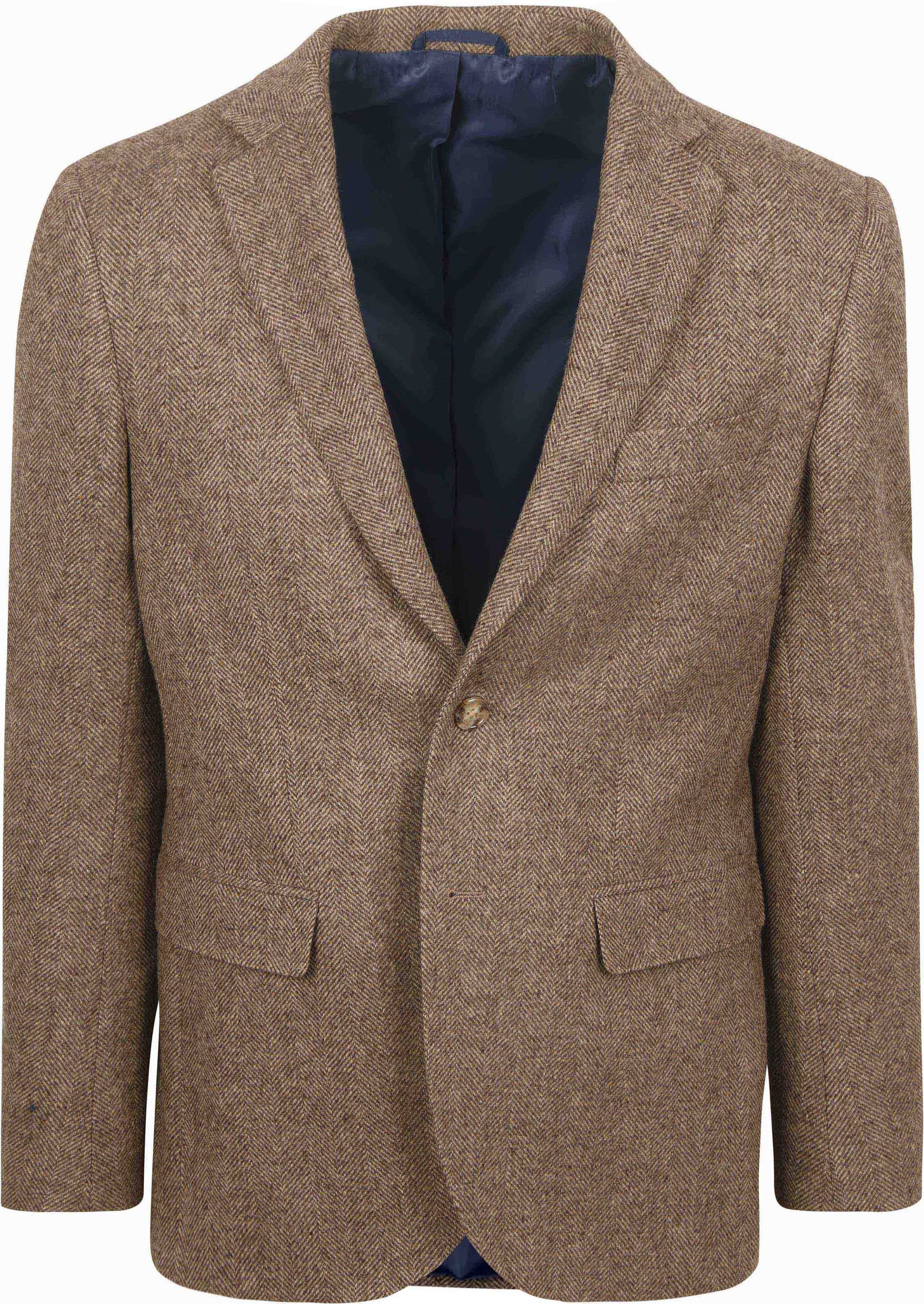 Suitable Blazer Herringbone Merino Wool Hellbraun kaufen | BL-HERR-STBL-25.02 | Suitable