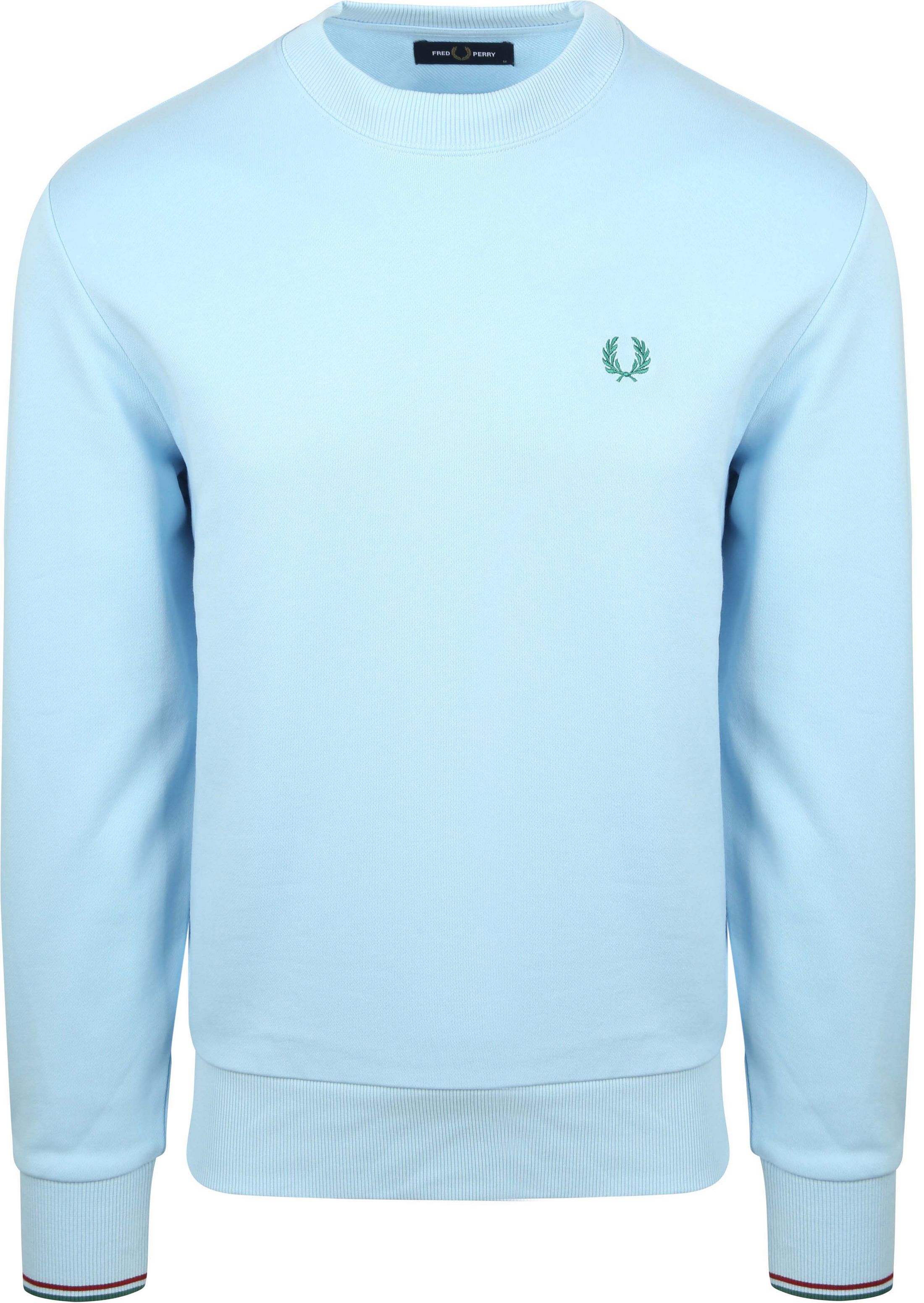 Fred Perry Sweater Logo Lichtblauw M7535-Z55 kopen | Suitable