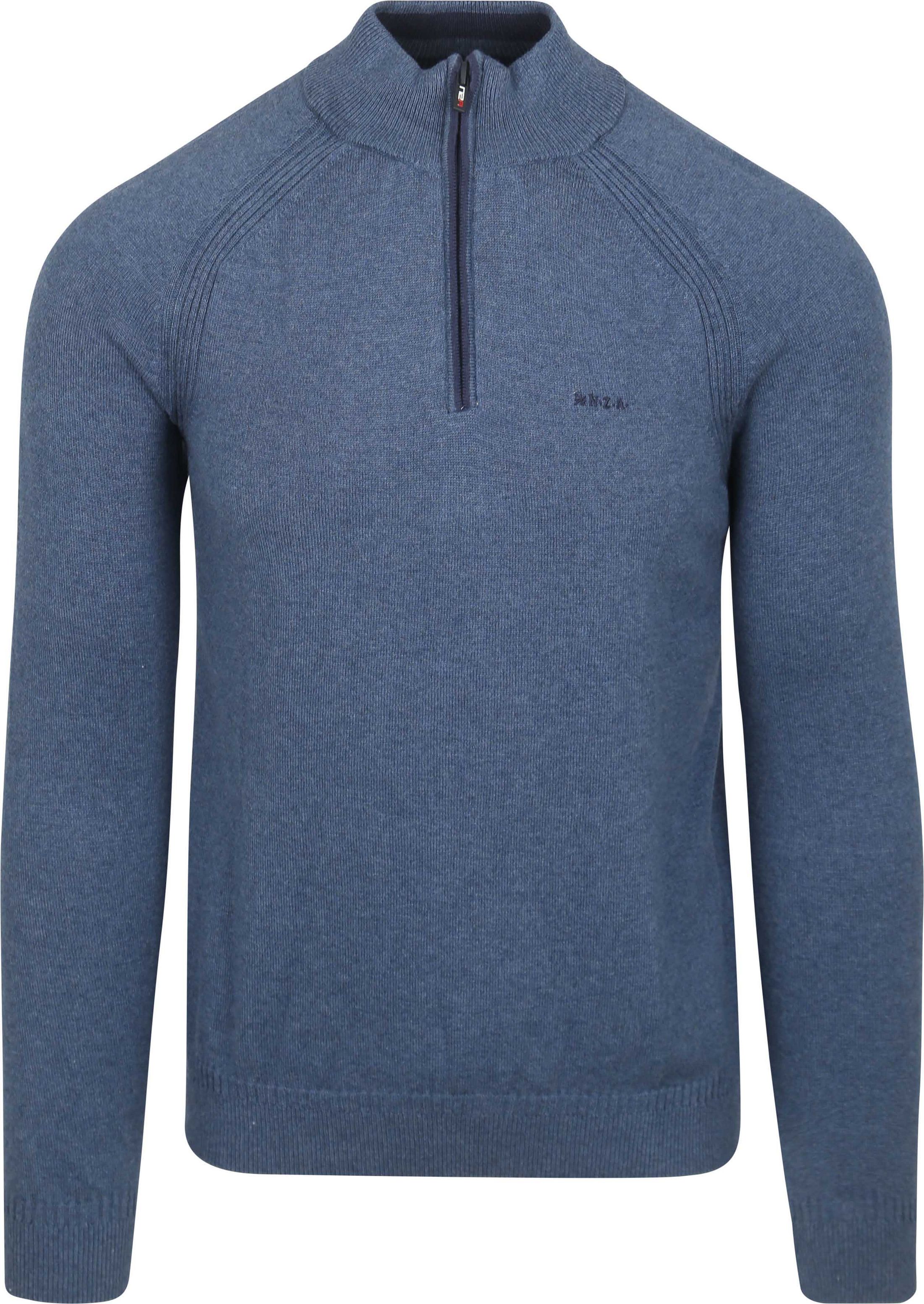 NZA Half Zip Genser Clive Blå 25GN430-1685