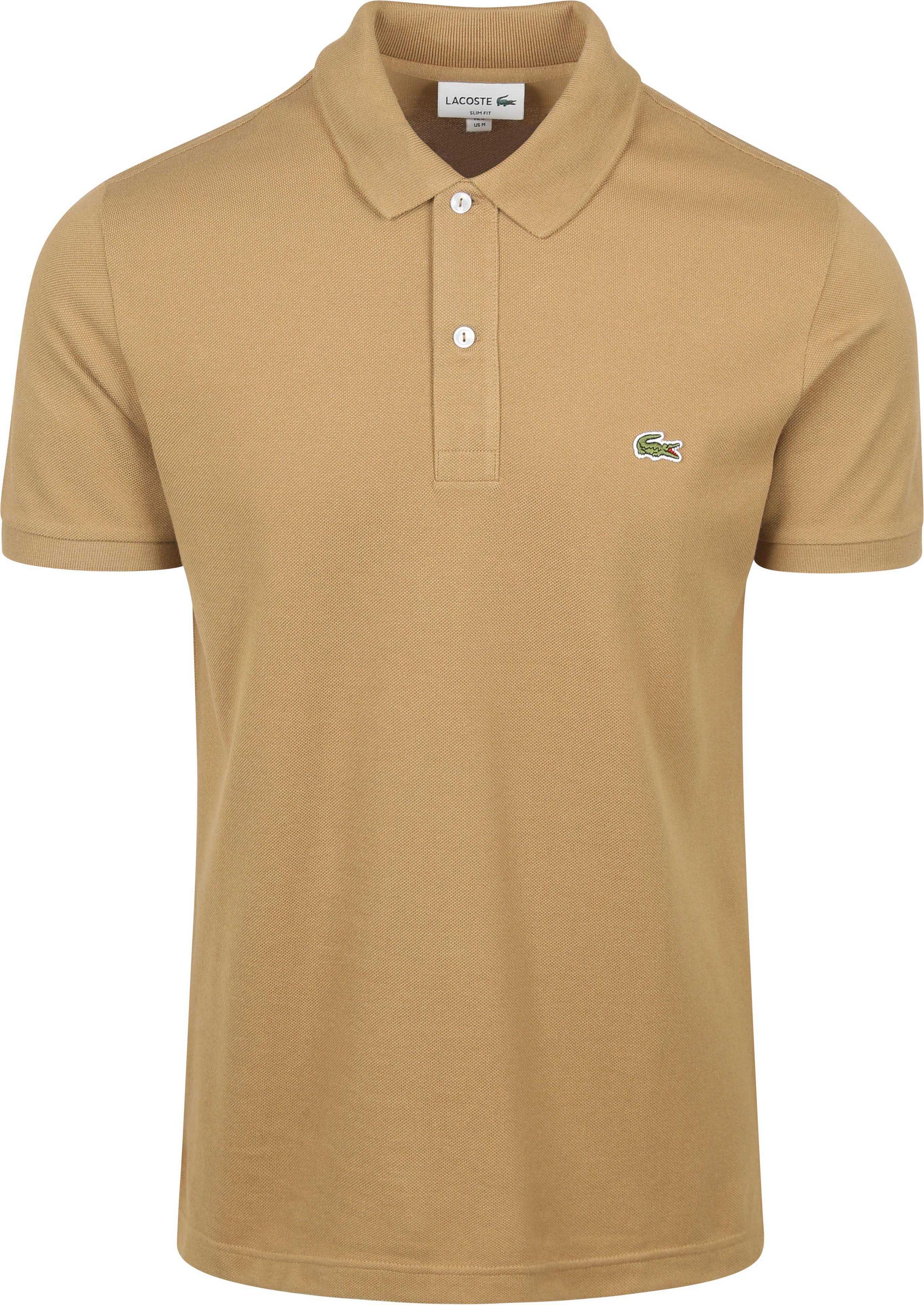 Lacoste Poloshirt Piqué Bruin  PH4012-SIX kopen | Suitable