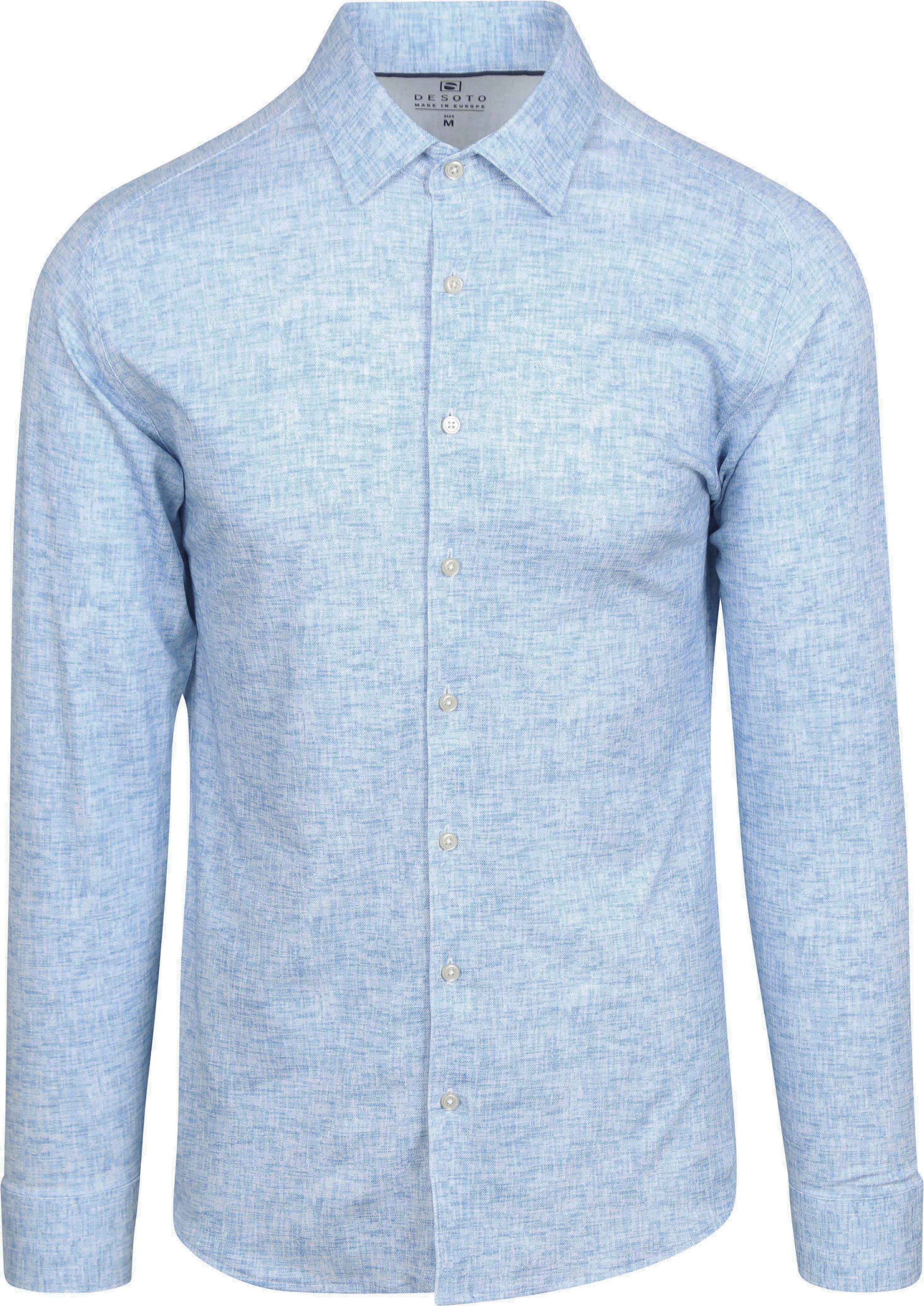 Desoto Hemd Monochrome Blauw  82428-3-532 kopen | Suitable
