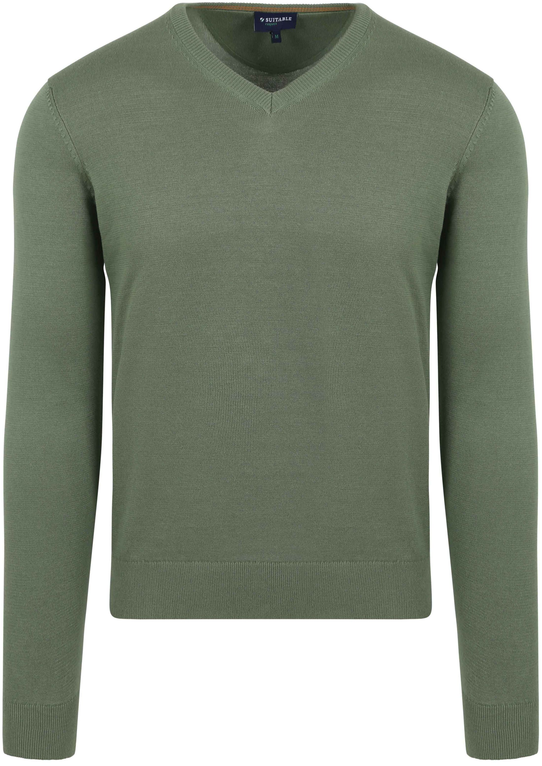 Geeignet Respect Vinir Pullover Mitte Grün RSP-24PUV-GR