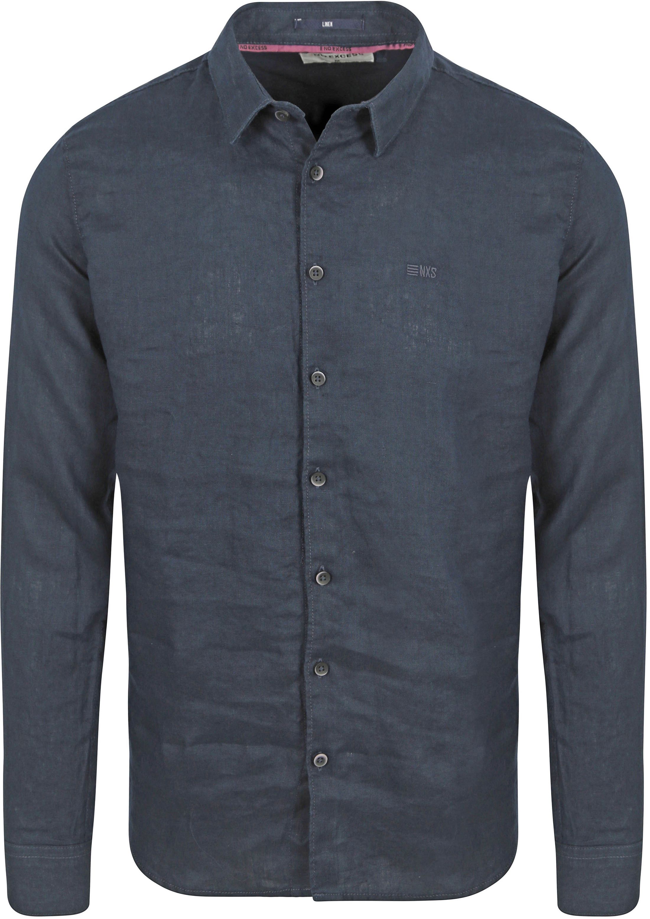 No Excess Chemise en Lin Marine 23470213SN-078 commander en ligne | Suitable