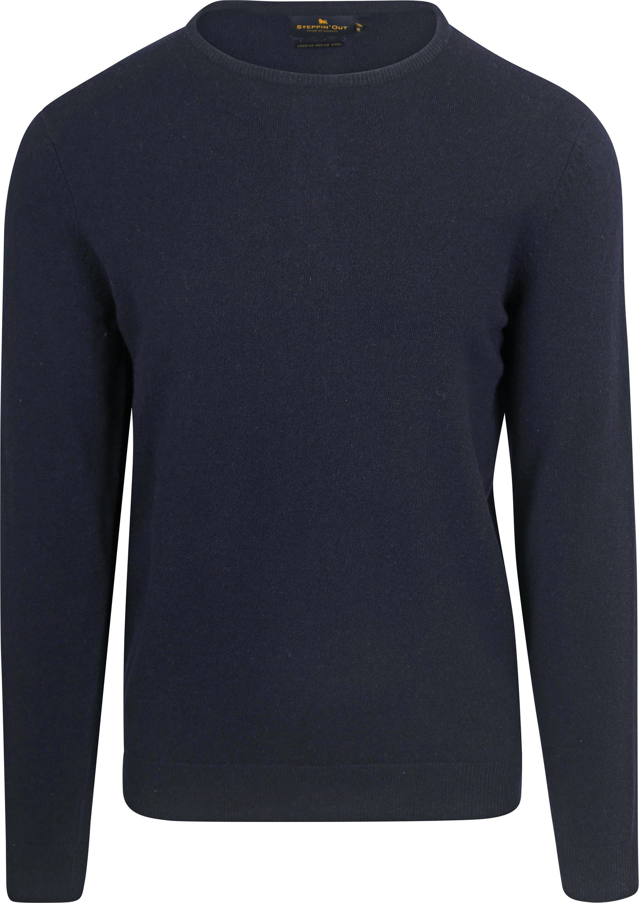 Steppin' Out Sweter Niebieski PU-O-COCASH-STEPP-NAVY/SM1202.0001-2100 