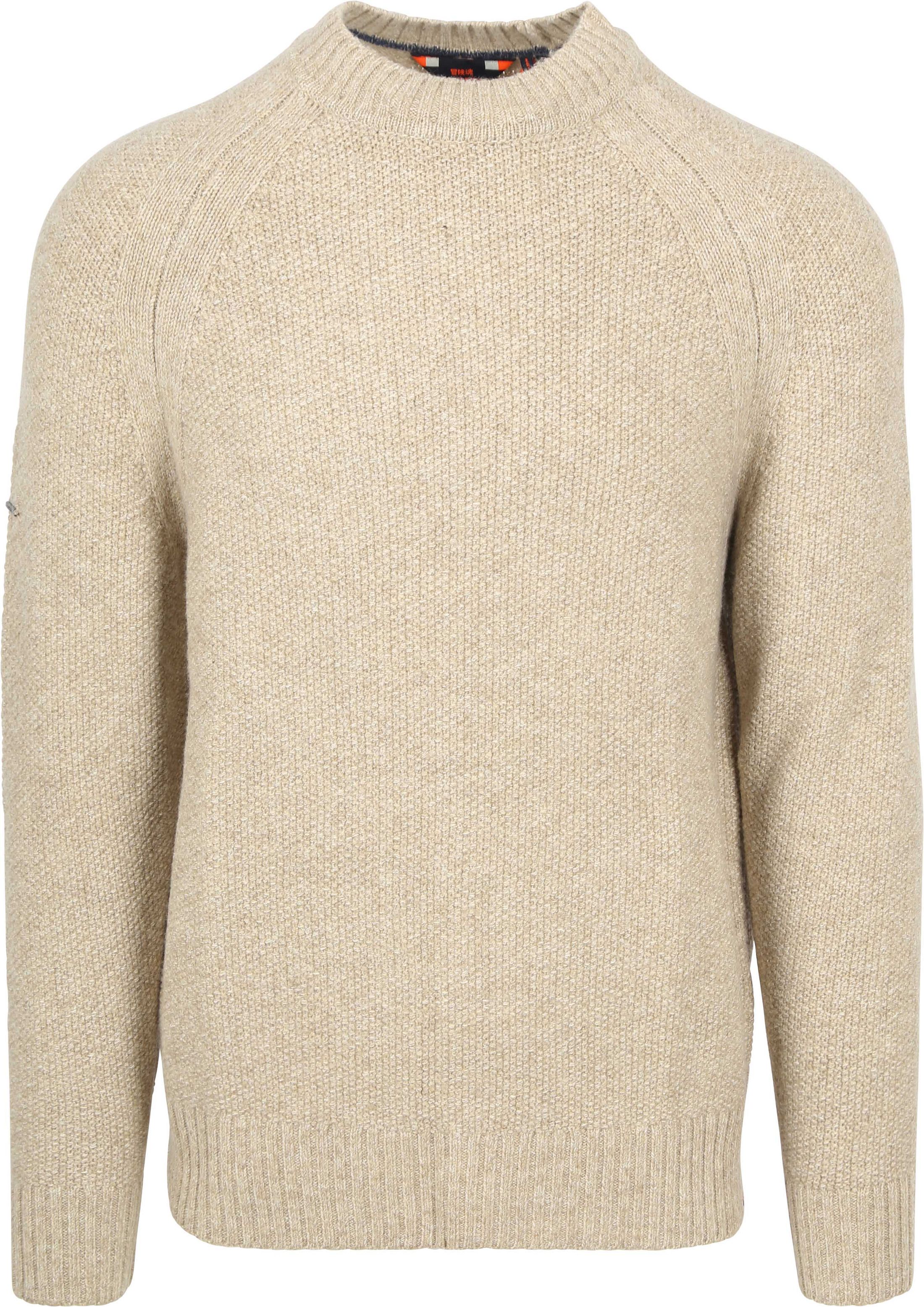 Superdry Sweter Beżowy M6110634A-2WI 