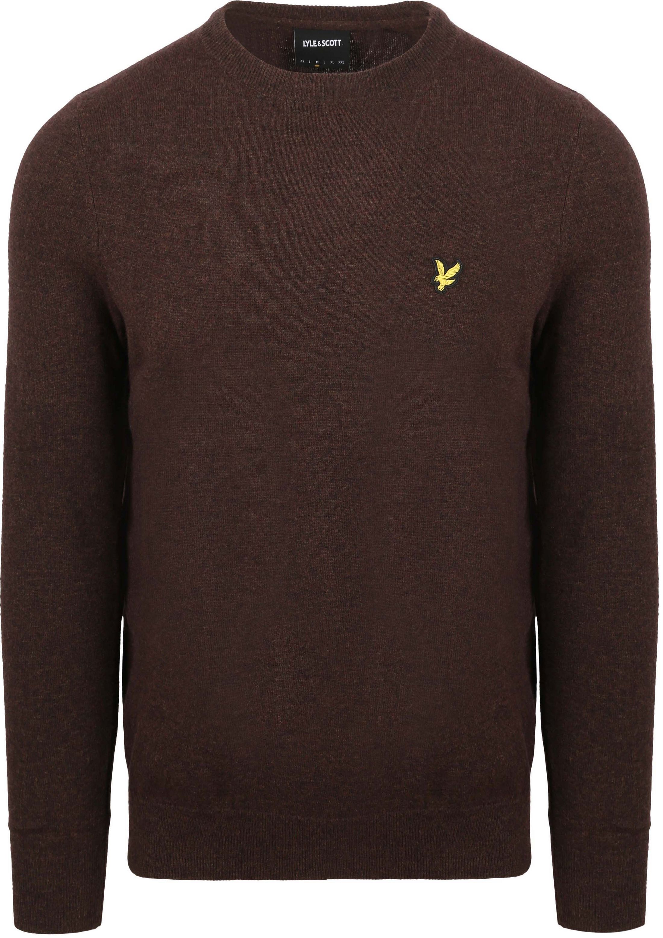 Lyle and Scott Sweter Brązowy KN2114VC-Y059 
