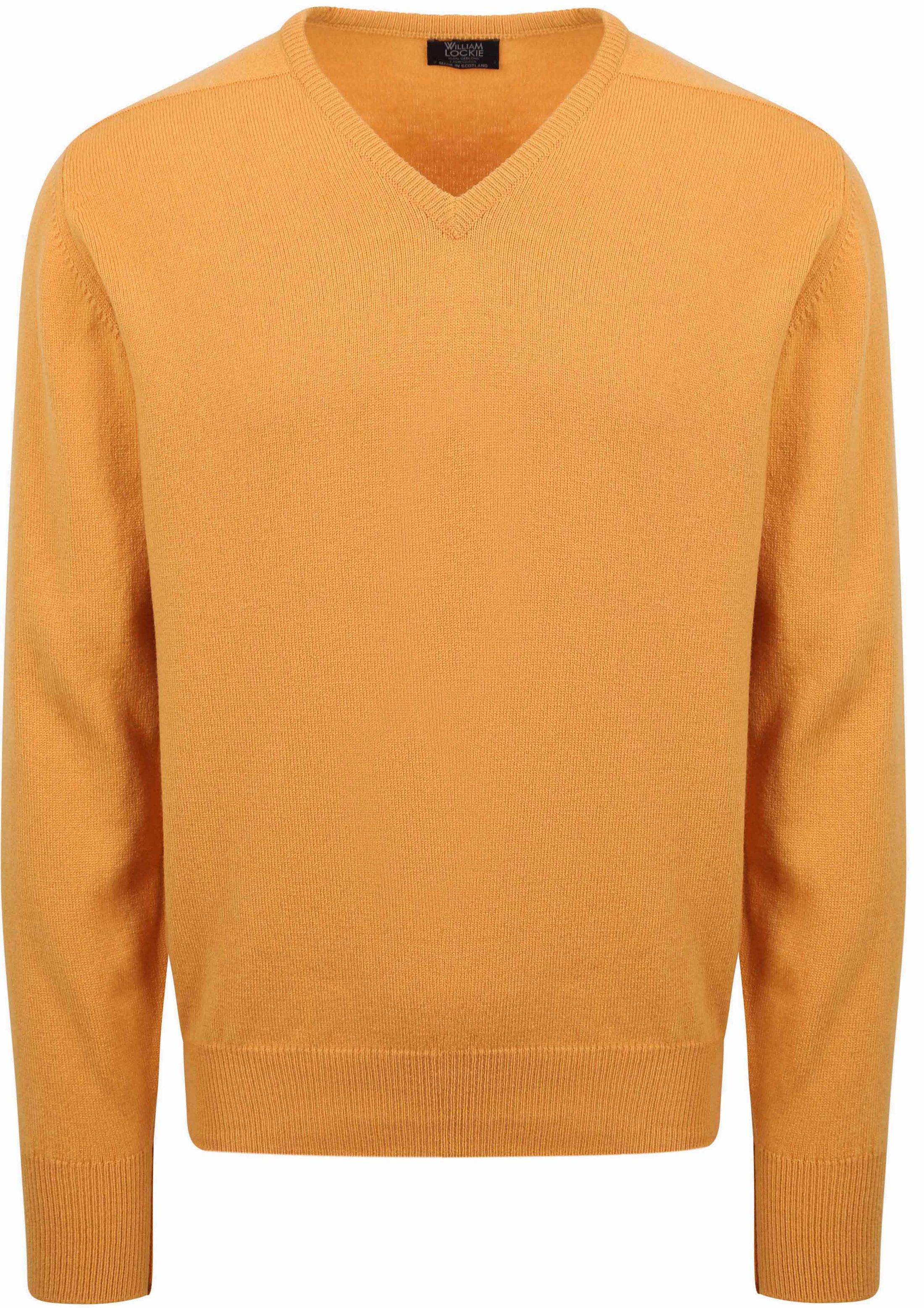 William Lockie Pull Col-V Agneline Jaune 7092DF-337 Harvest Gold commander en ligne | Suitable