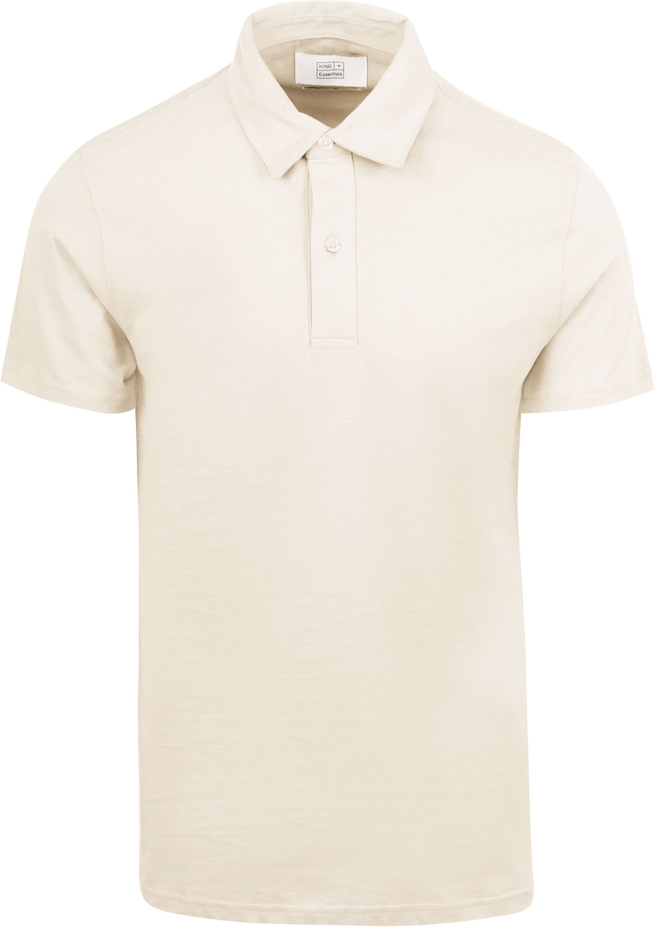 KING Essentials Polo Złamana biel KM111050002-N000T 