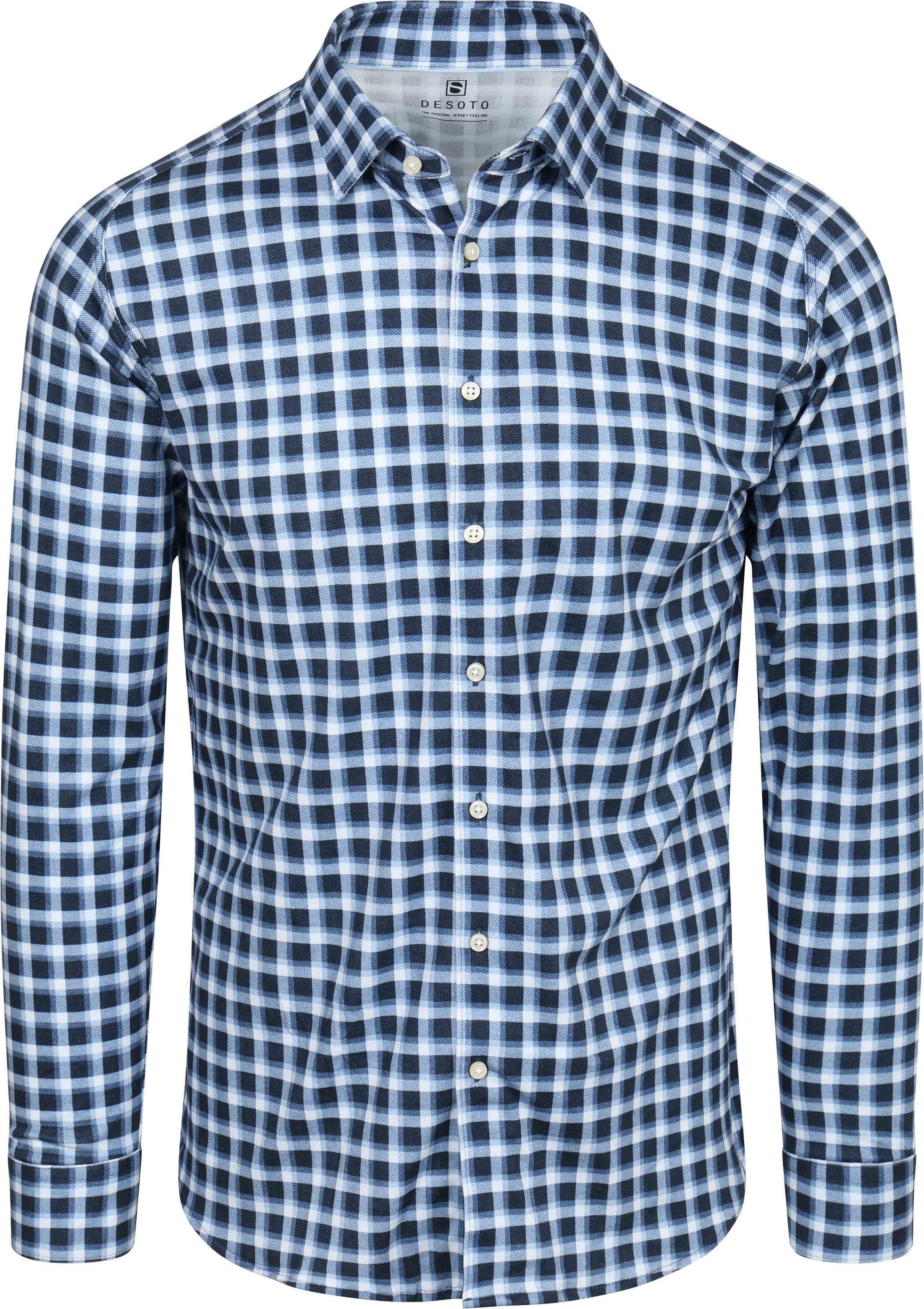 Desoto Shirt Checks Blue Navy order online | Suitable