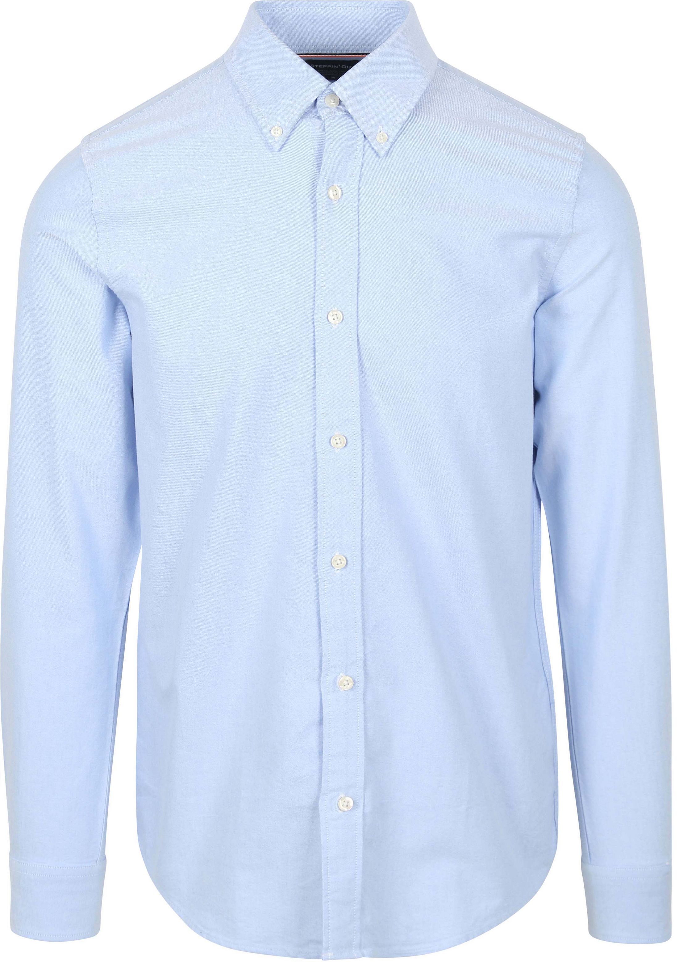 Steppin' Out Shirt Oxford Light Blue order online | SH-OXF-STEP-24.02 | Suitable Liechtenstein