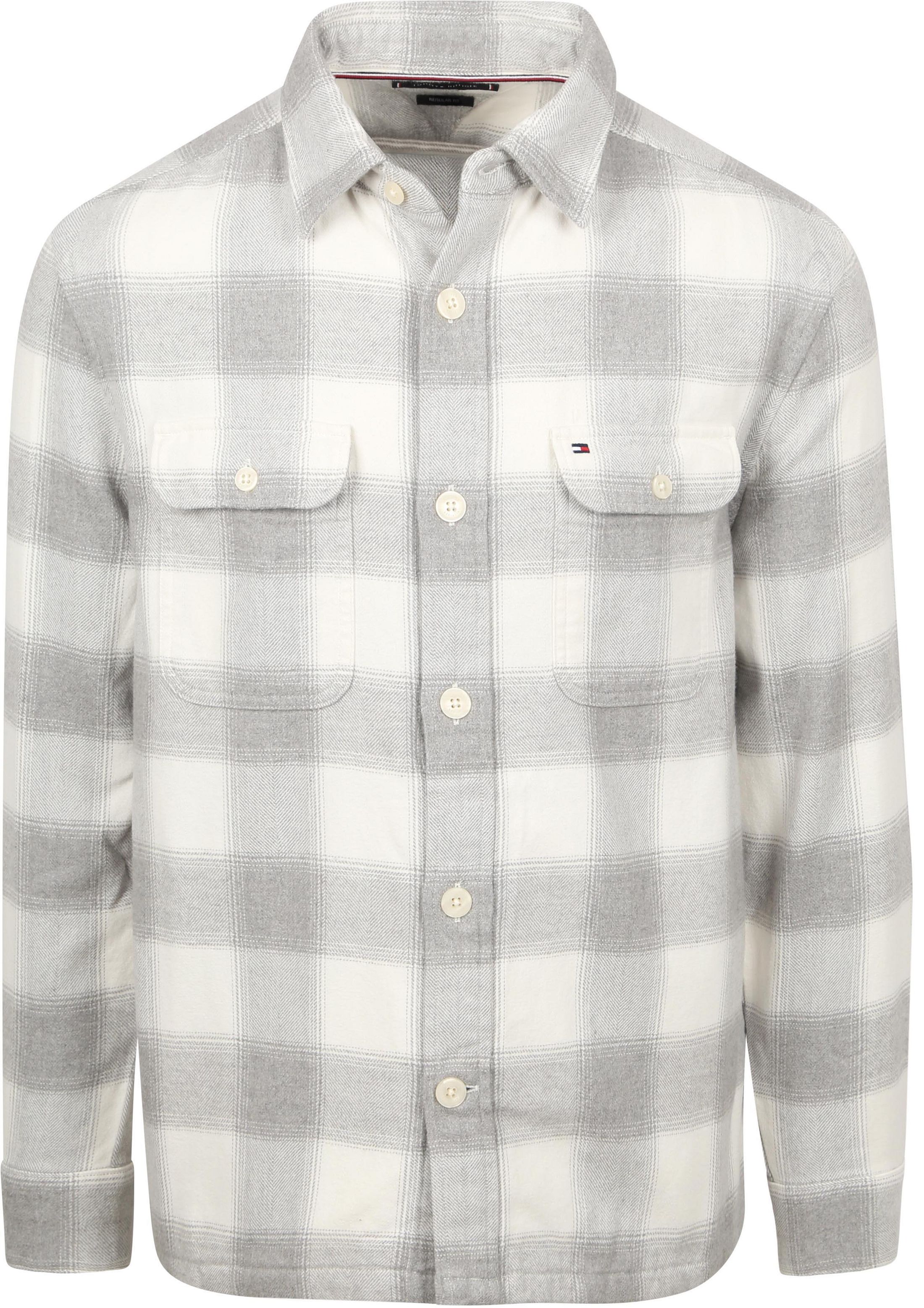 Tommy Hilfiger Overshirt Flannel Check Grey order online | Suitable