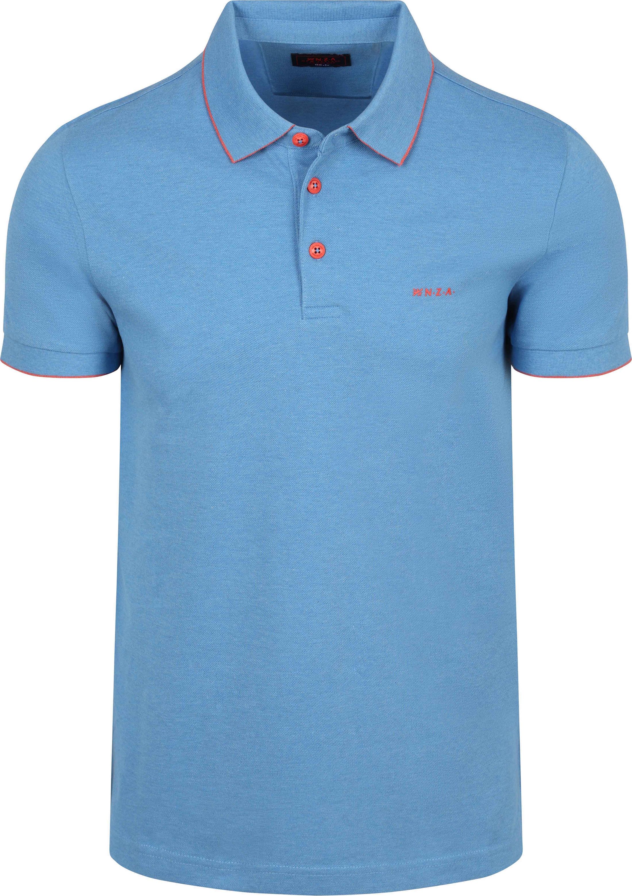 Køb NZA Polo Henley Piqué Sailing Blå 26CN118-2613 | Suitable