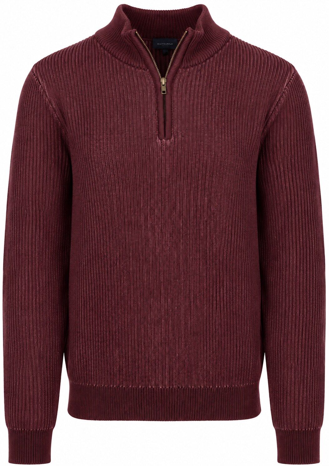 Suitable Bico Pull Demi-Zip Burgundy RSP-PU-HZ-BICO-26.03 commander en ligne | Suitable