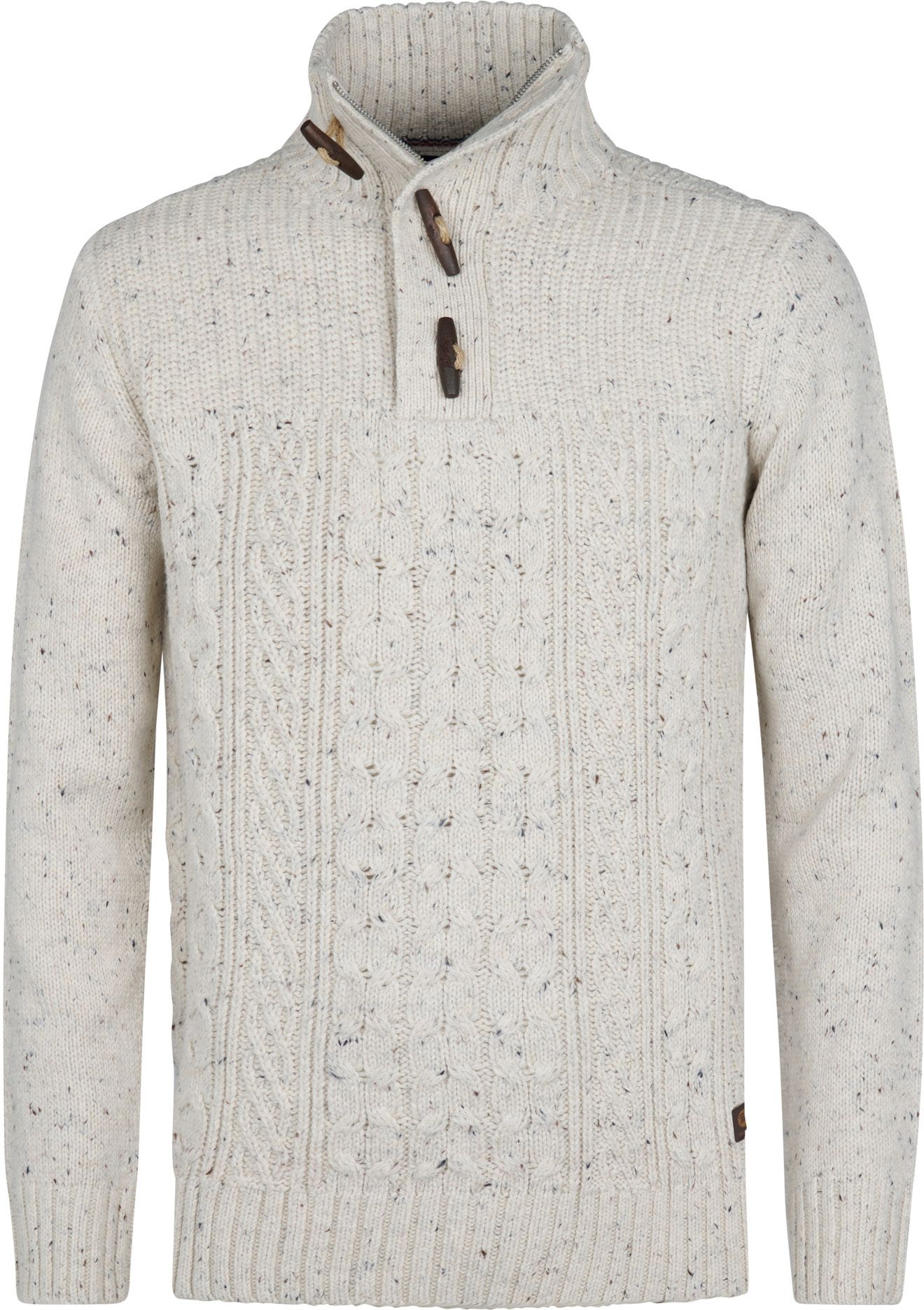 Petrol Cable Pullover Half Zip Hamilton Ecru M-3050-KWC211-0009 order online | Suitable