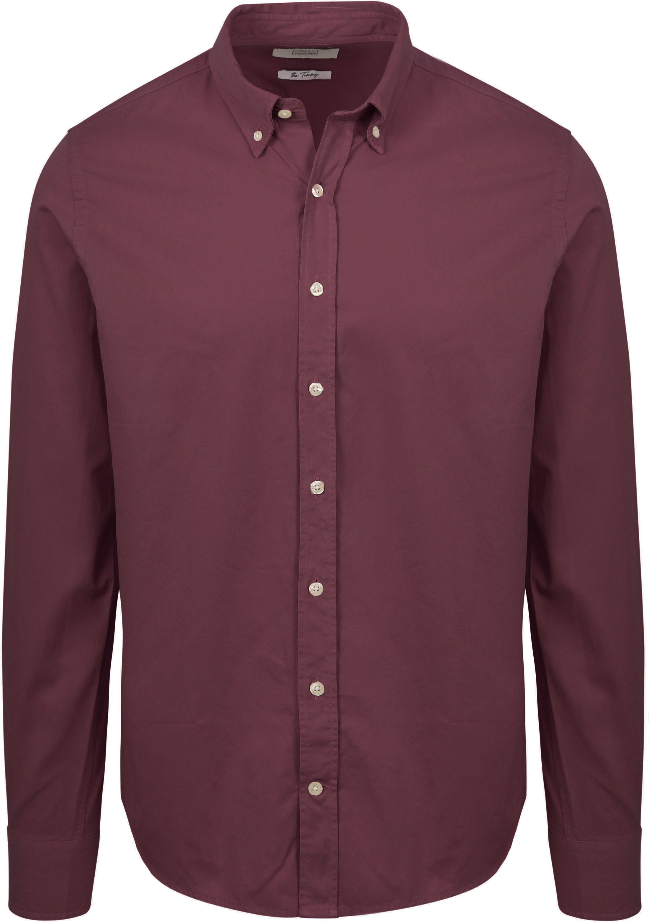 King Essentials The Tommy Skjorta Burgundy KM111080031-P080T