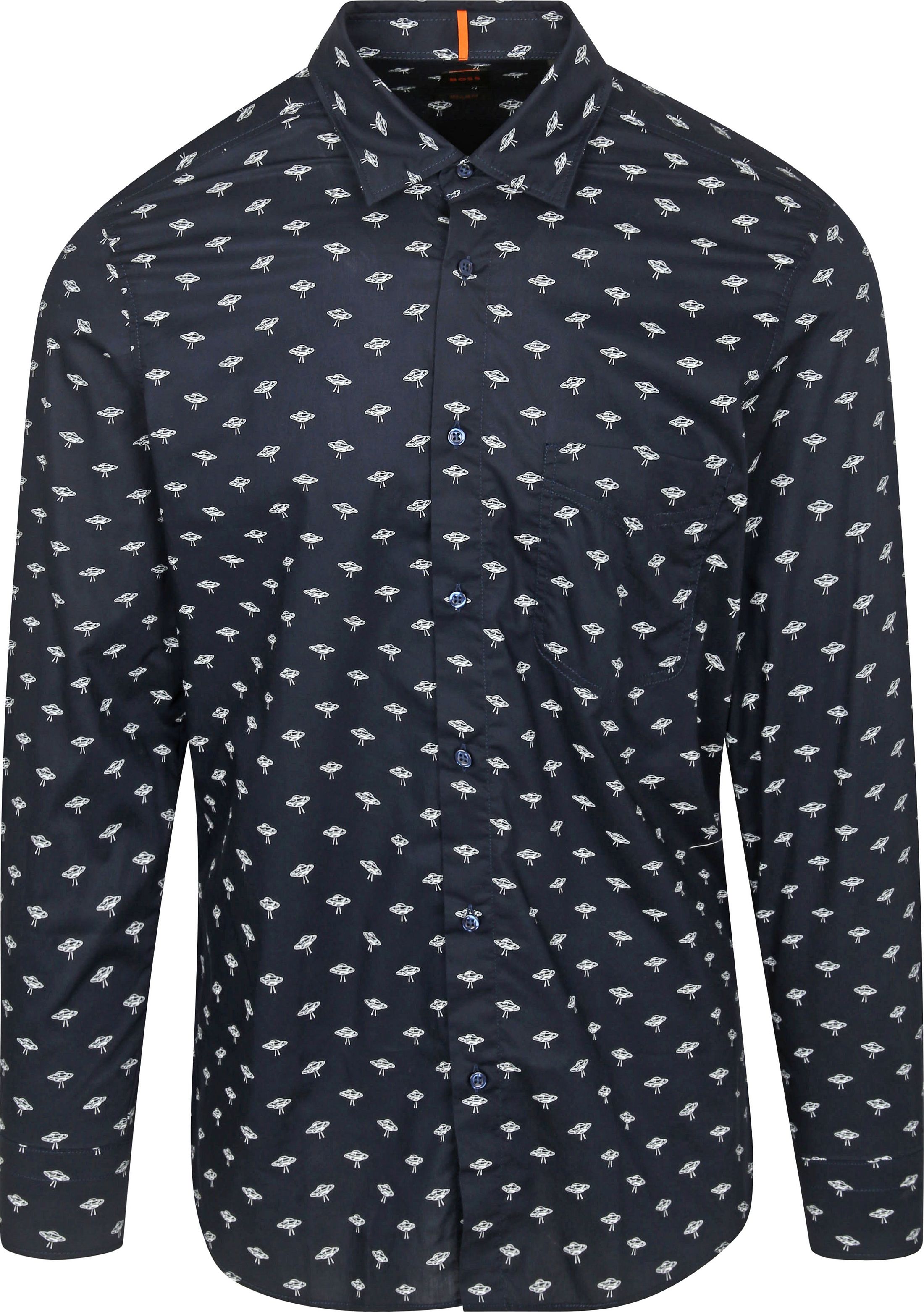 BOSS Remiton Overhemd Navy 50524724-404 kopen | Suitable