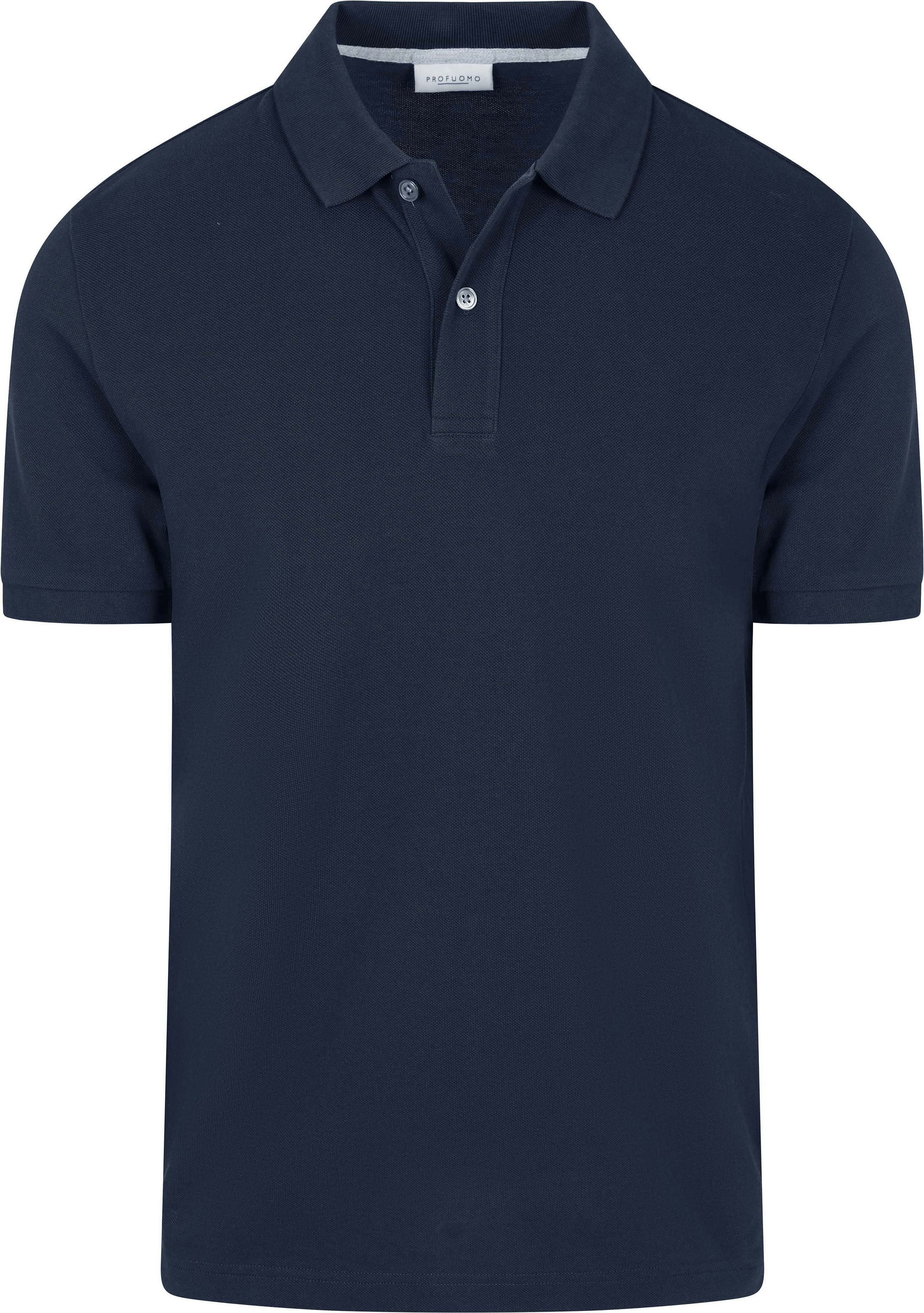 Profuomo Piqué Poloshirt Marine commander en ligne | Suitable