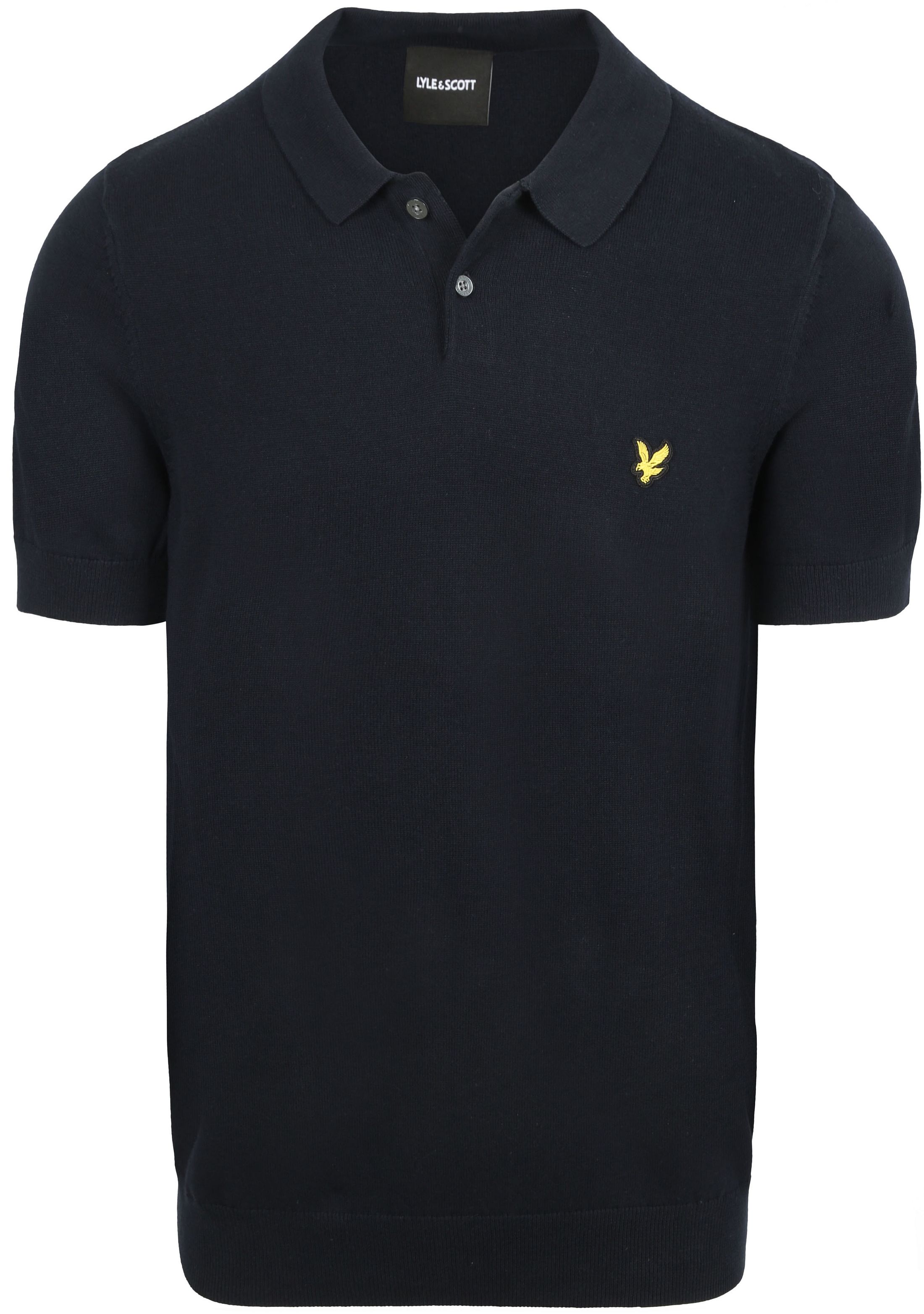Lyle & Scott Knitted Polo Shirt Navy order online | KN2412V-Z271 | Suitable Greece