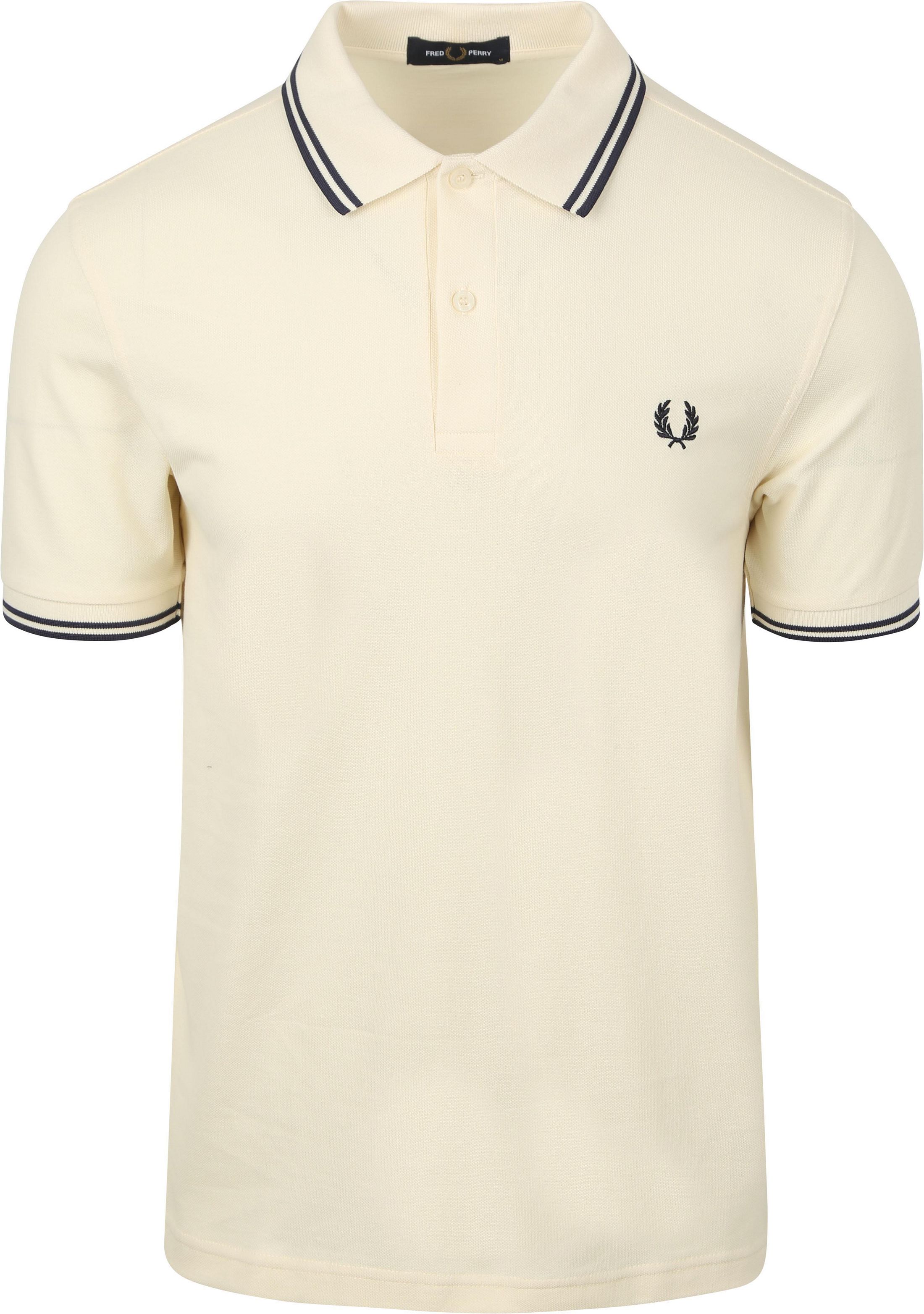Fred Perry Piké M3600 Ecru Y24 M3600-Y24