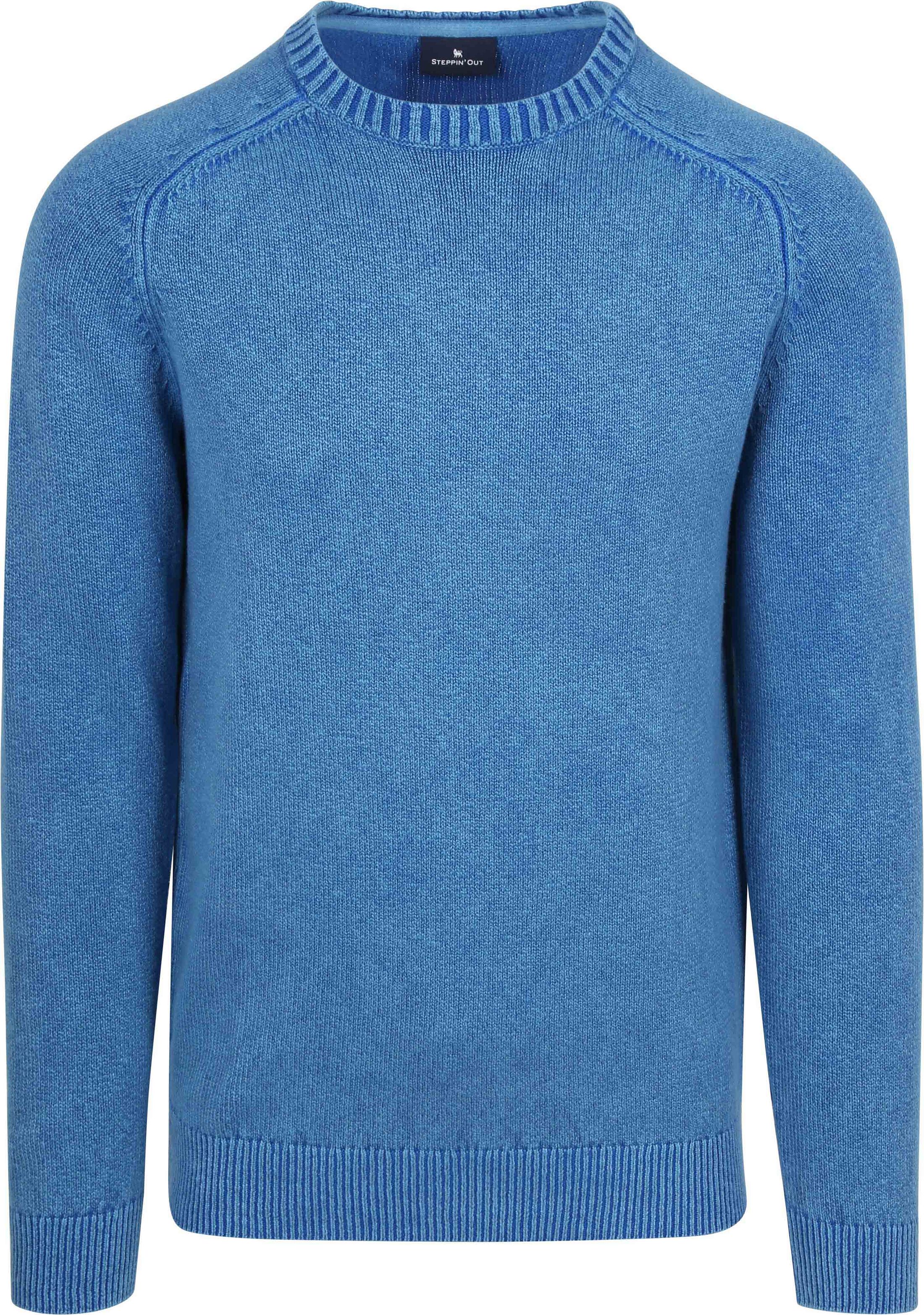 Steppin' Out Sweter Niebieski PU-CR-SO-26.01 kobalt 18-4148 