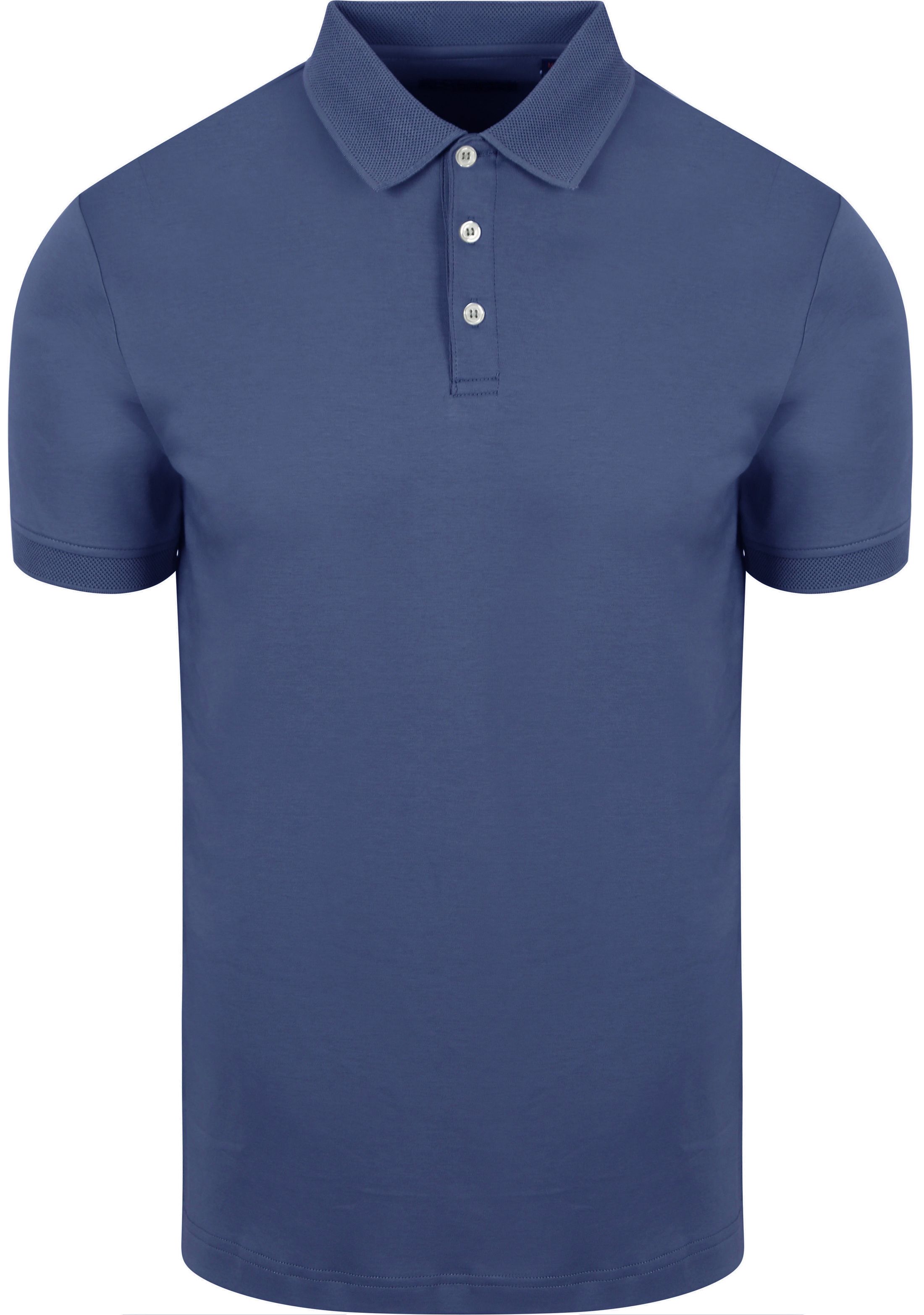 Suitable Boris Poloskjorte Indigo SPE25108BO40ST-268
