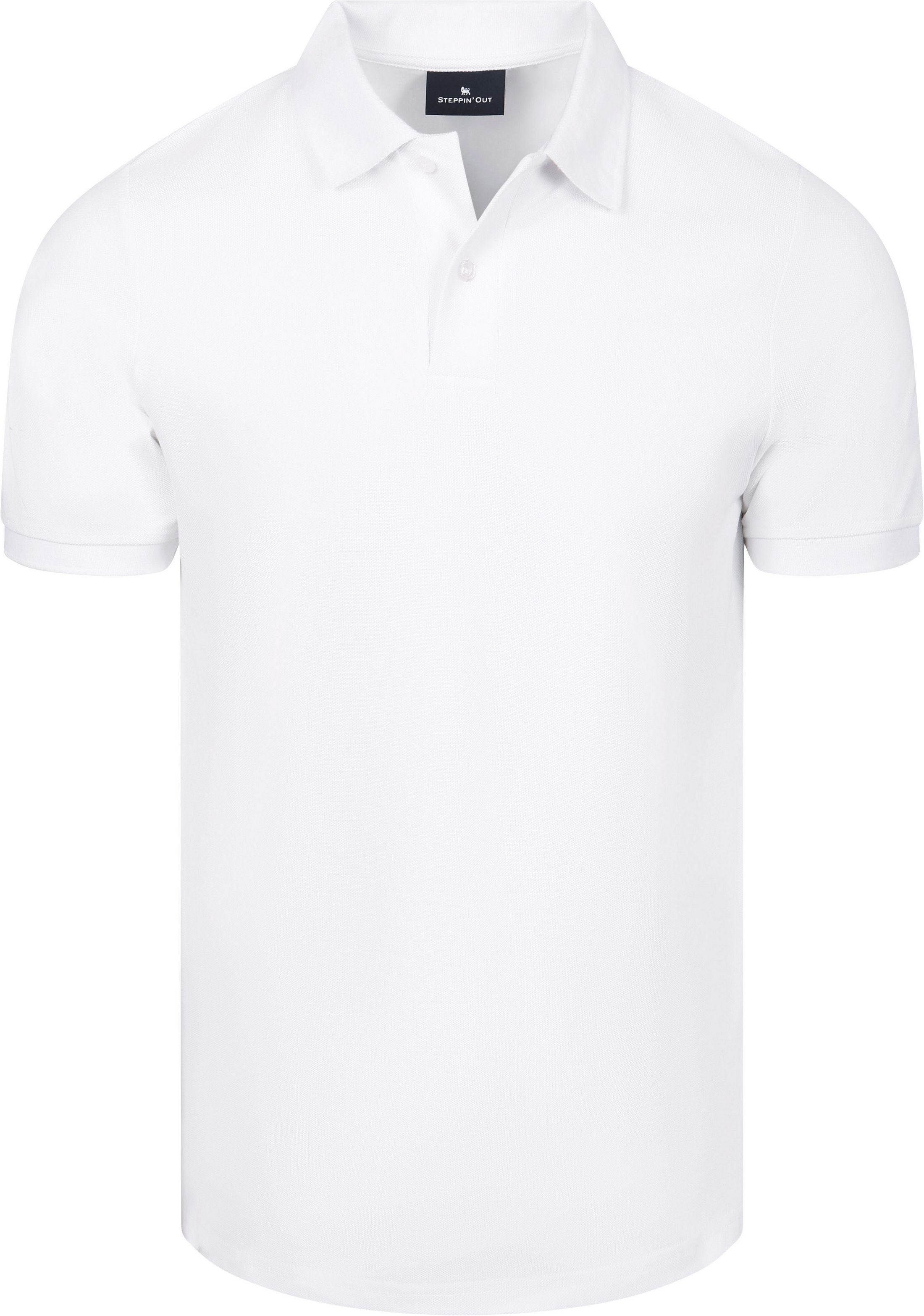 Steppin' Out Polo Biały PO-PIQUE-WHITE 