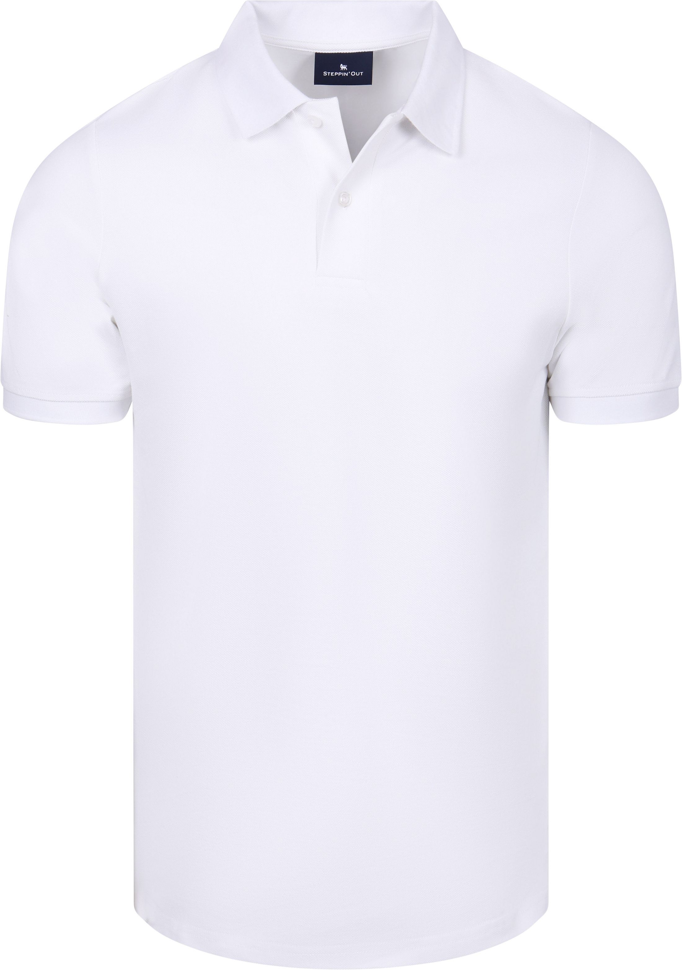 Steppin' Out Piké Polo Vit