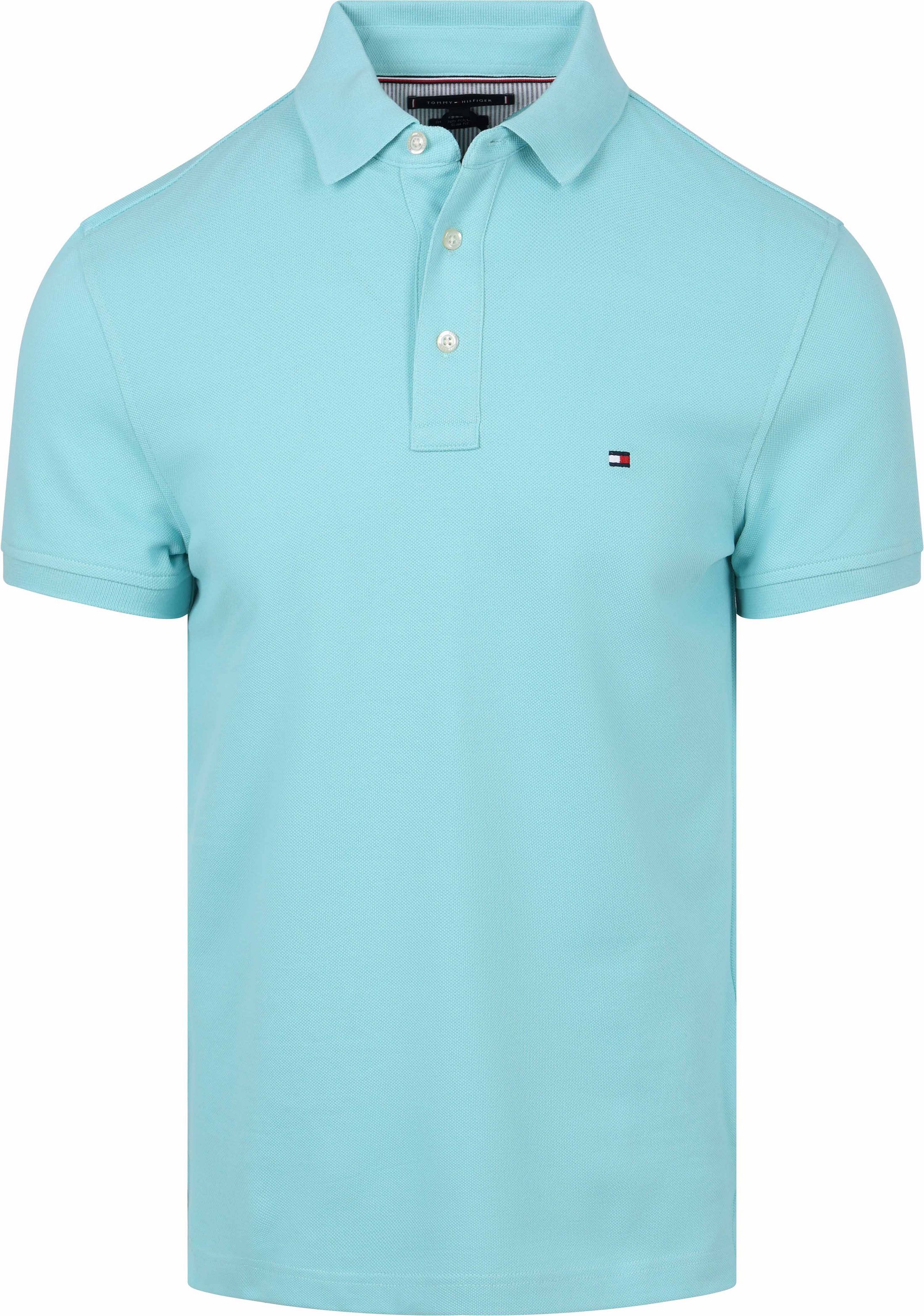 Tommy Hilfiger 1985 Polo Bleu Aqua  MW0MW17771-CSR commander en ligne | Suitable