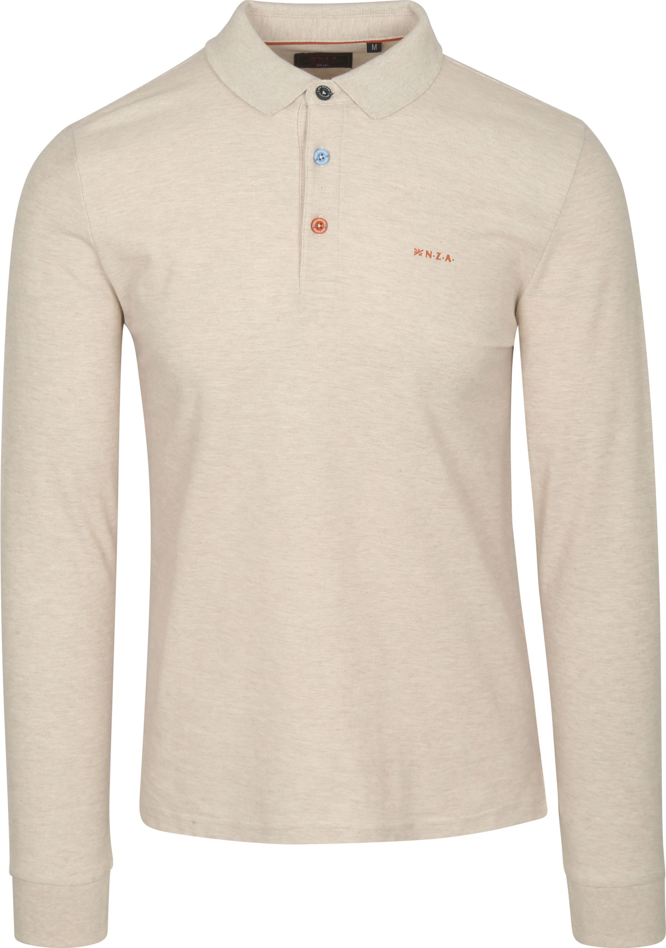 NZA Longsleeve Polo Isaac Piqué Sand 24GN200-1101 commander en ligne | Suitable