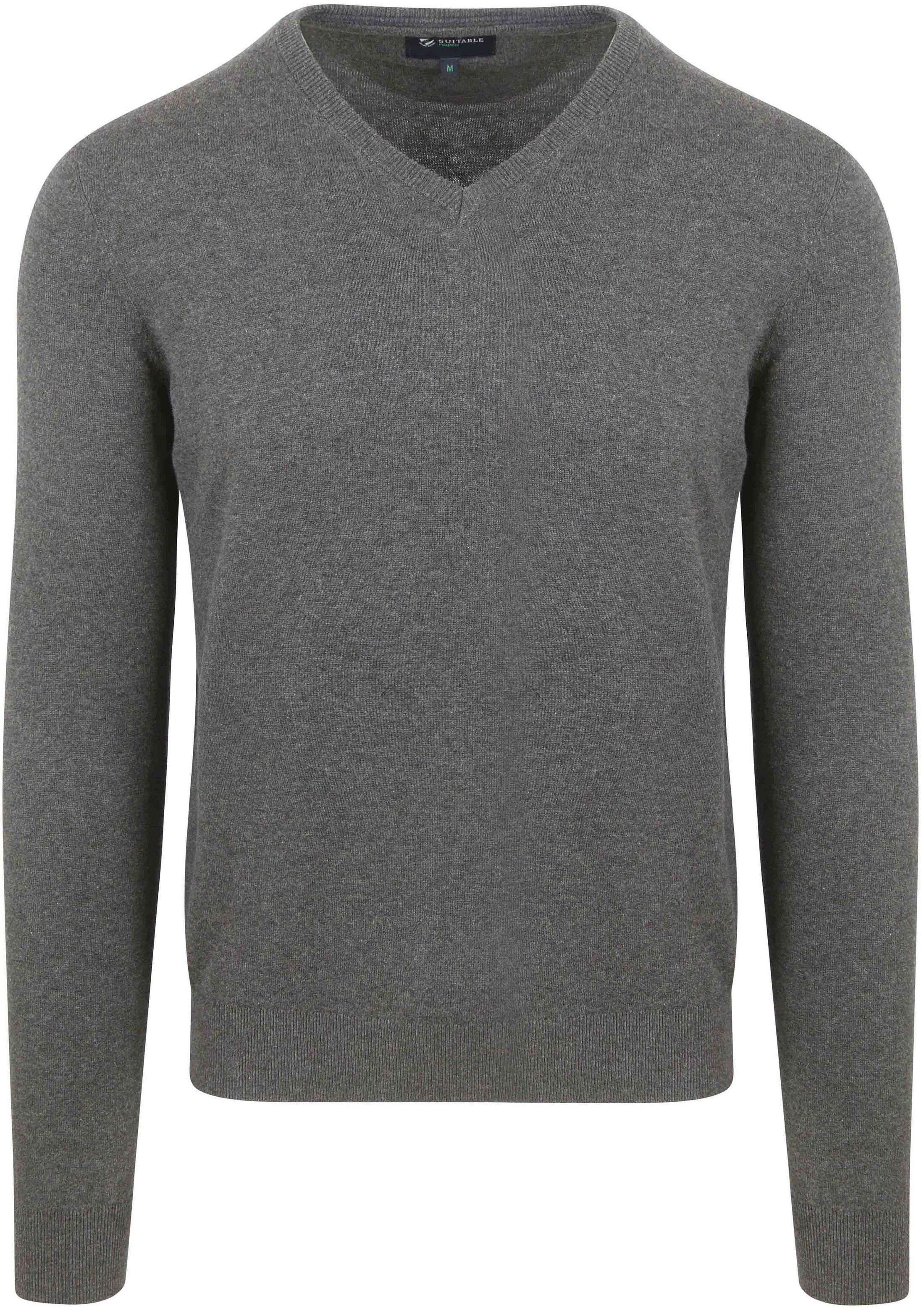 Suitable Resplekt Vinir Pullover Melange Antraciet RSP-24PUV-AN