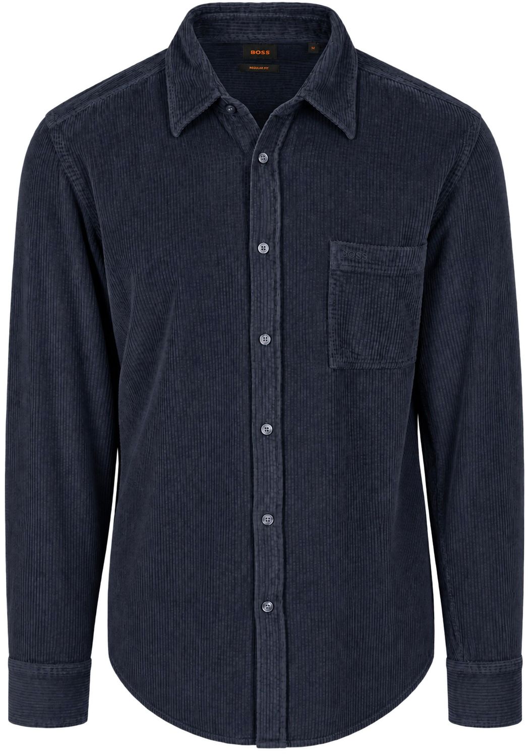 BOSS Relegant Shirt Corduroy Navy order online | 50569609-404 | Suitable Liechtenstein