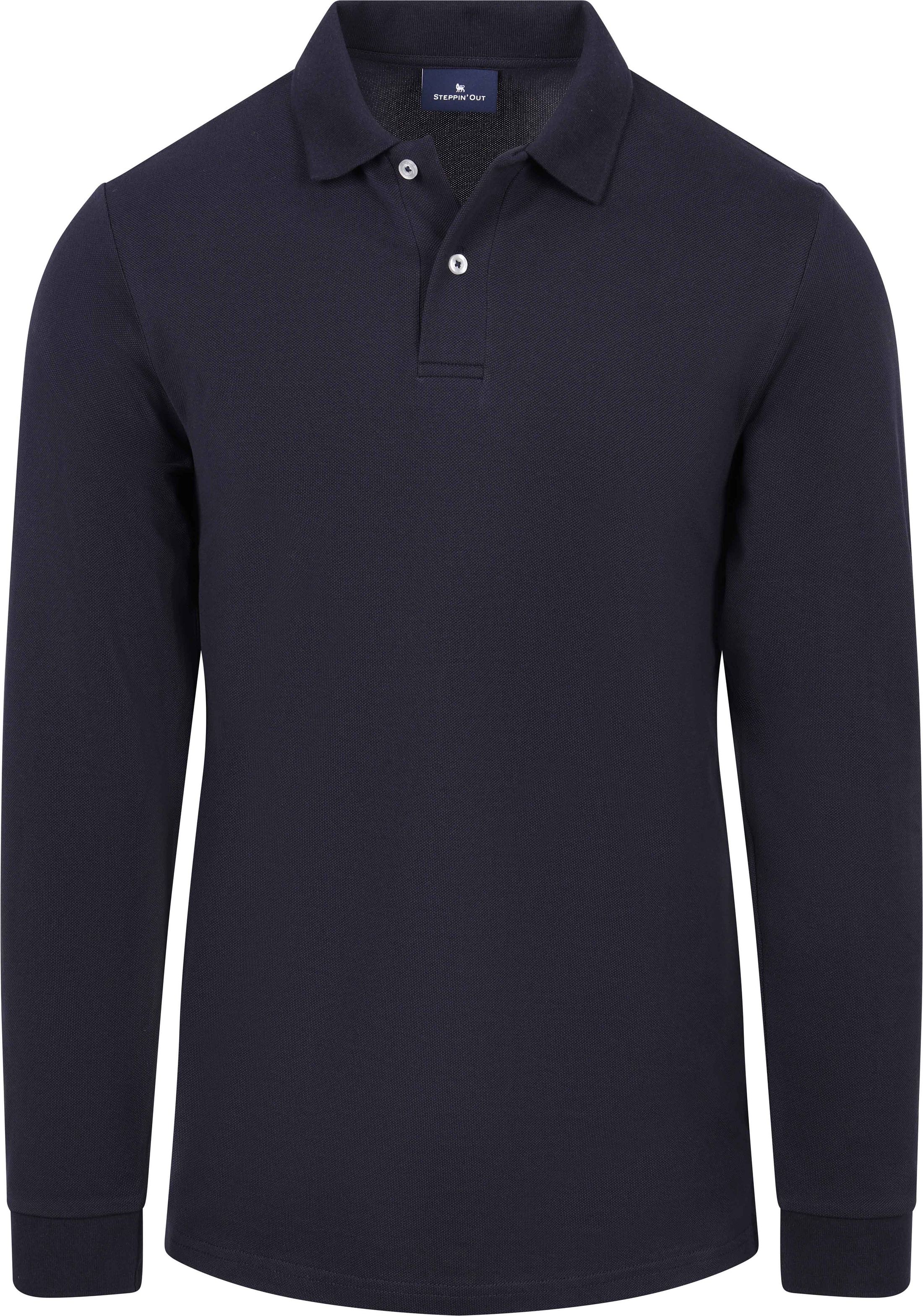 Steppin' Out Polo Granatowy PO-LS-PIQUE-NAVY 