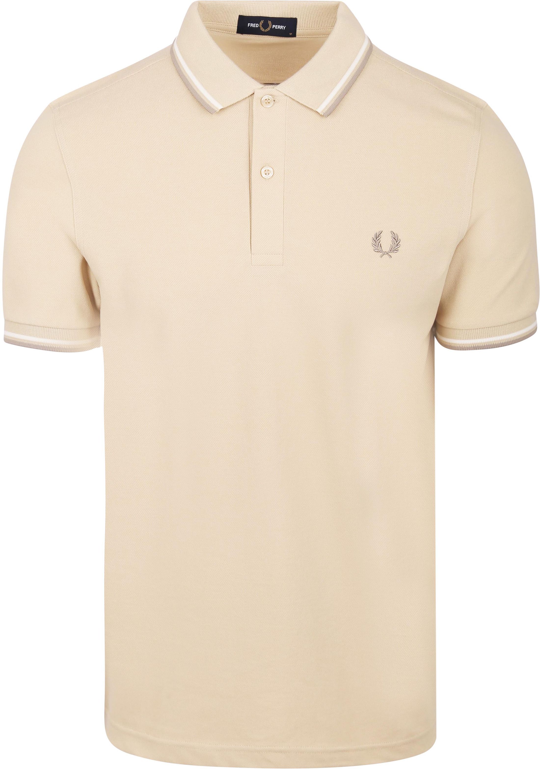 Fred Perry Poloskjorte M3600 Ecru V32 M3600-V32