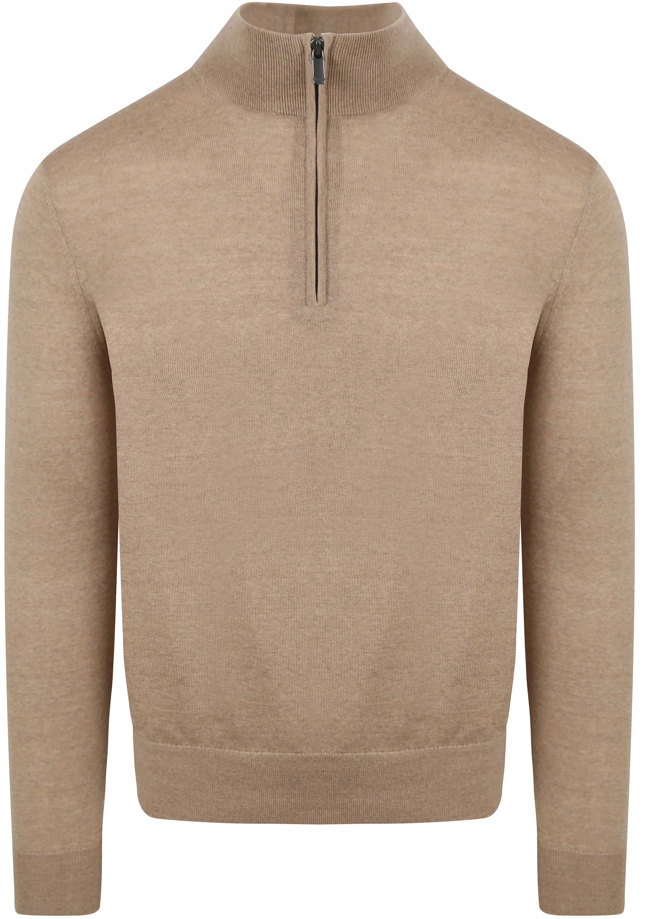 Suitable Merino Half Zip Pullover Beige kaufen | PU-MRI-HZ-24 VP55087 Sand | Suitable
