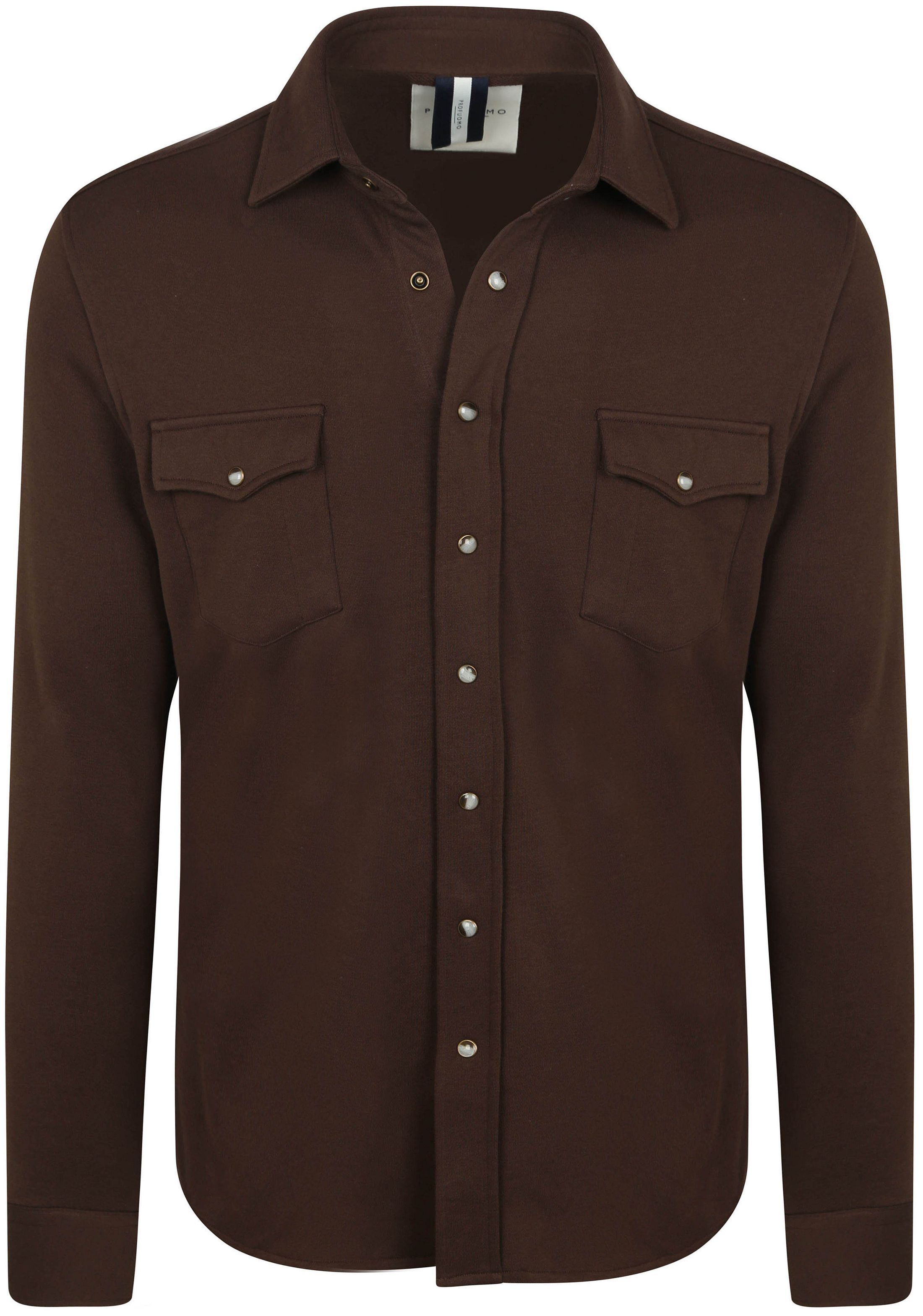 Profuomo Overshirt Western Dark Brown order online | PPXF10001C-H | Suitable Lithuania