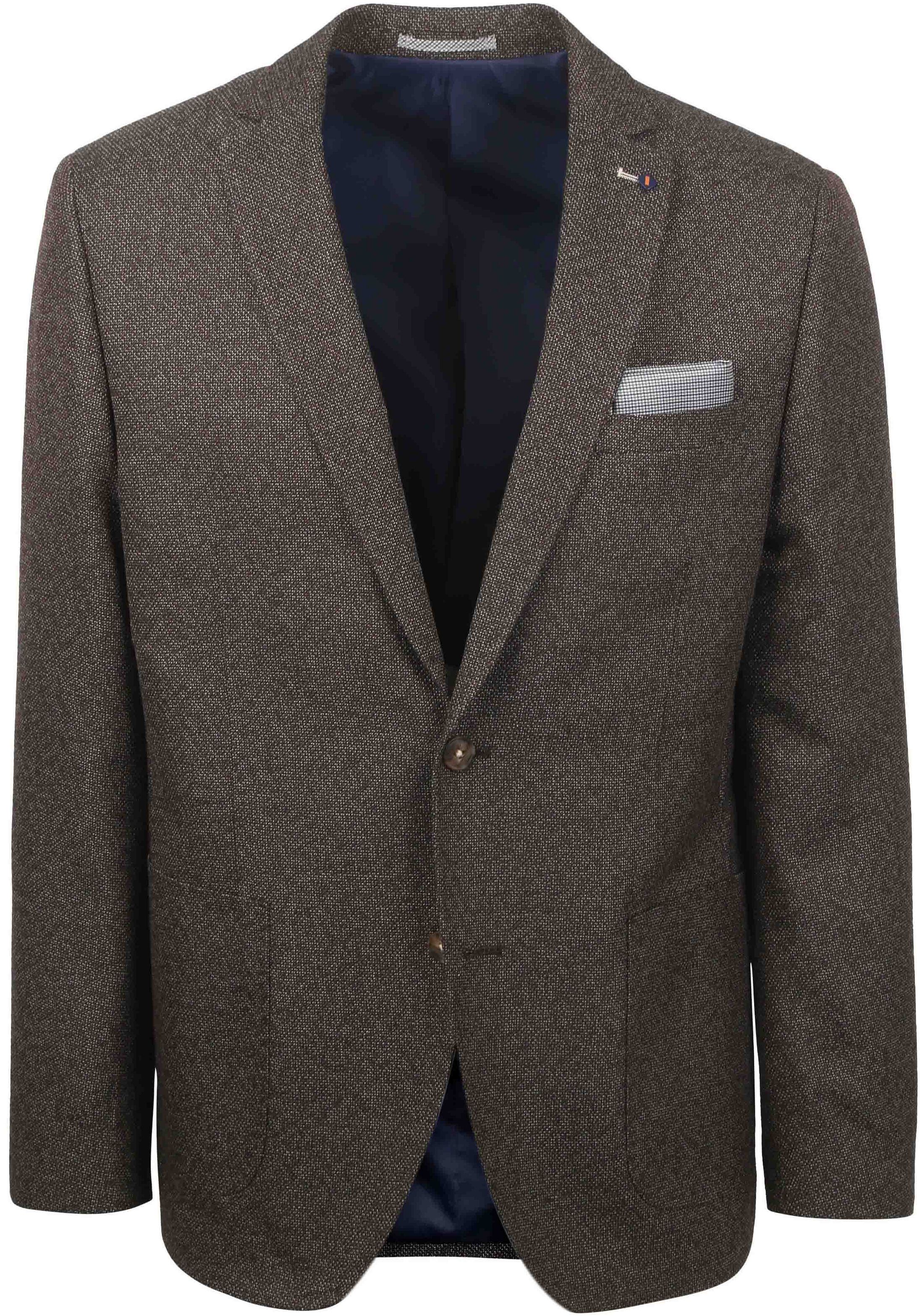 Suitable Kavaj Purjolök Struktur Brun SPE253037LE20ST-871