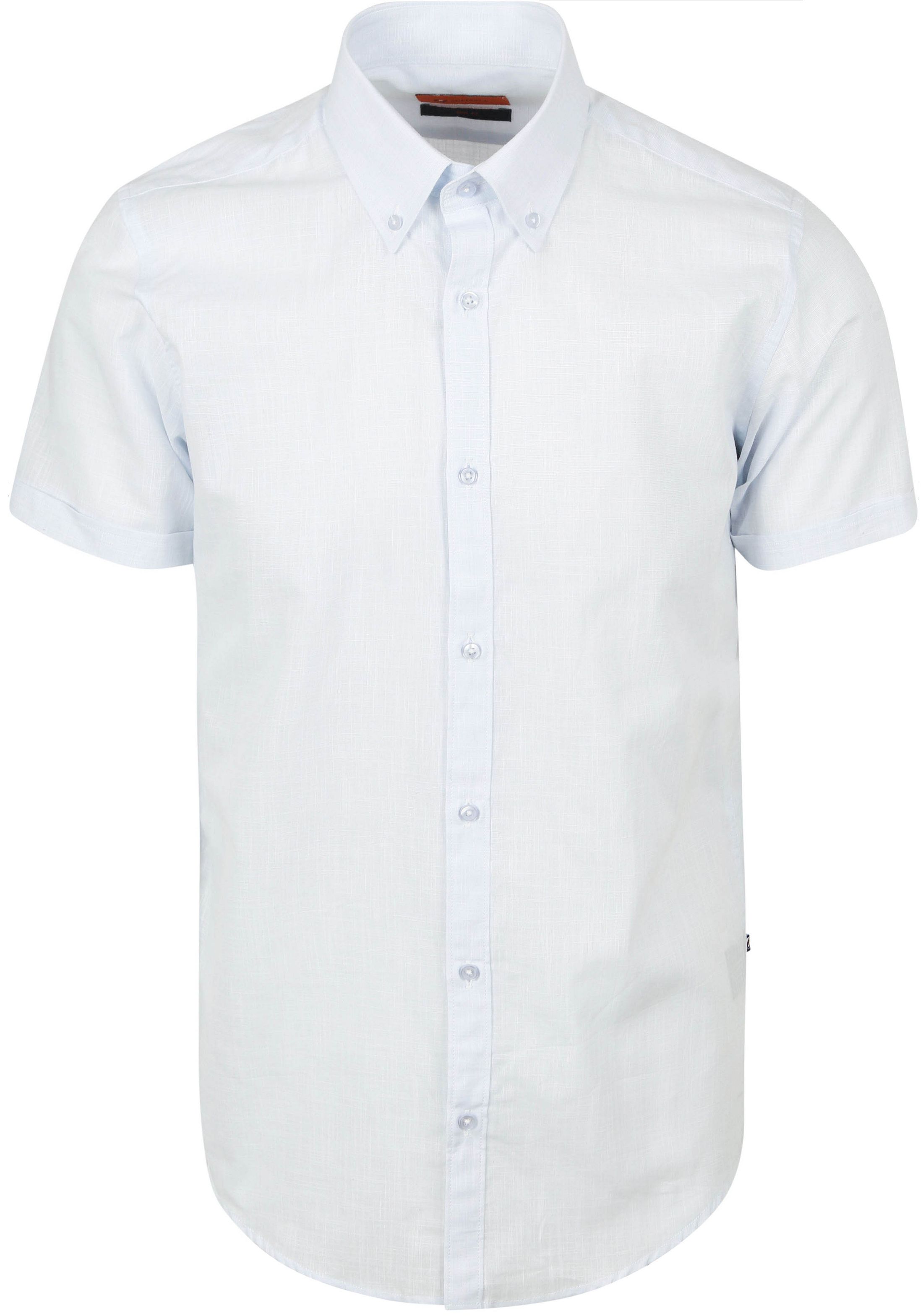 Suitable Korte Mouwen Overhemd Cotton Slub Lichtblauw SH-SHSL-CO-STBL-25.03 blue kopen | Suitable